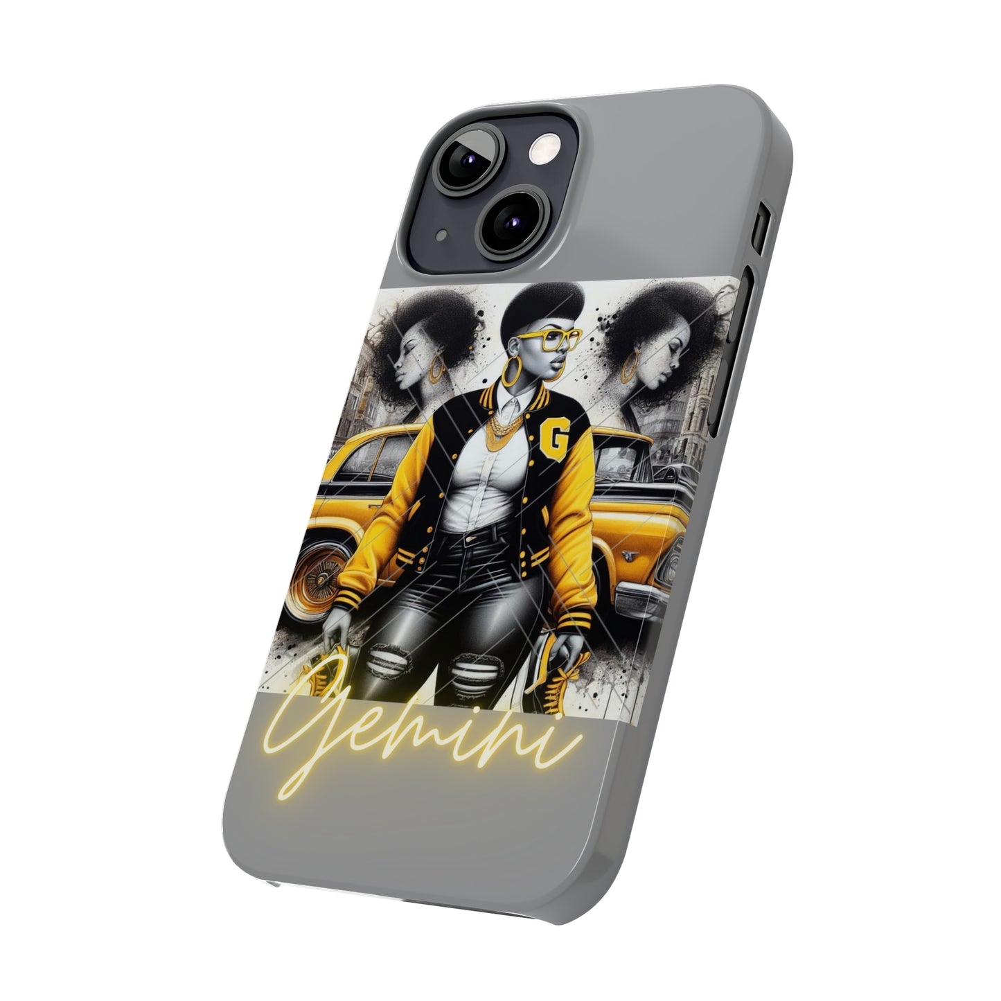 Gemini Grey Phone Cases - Phone Case