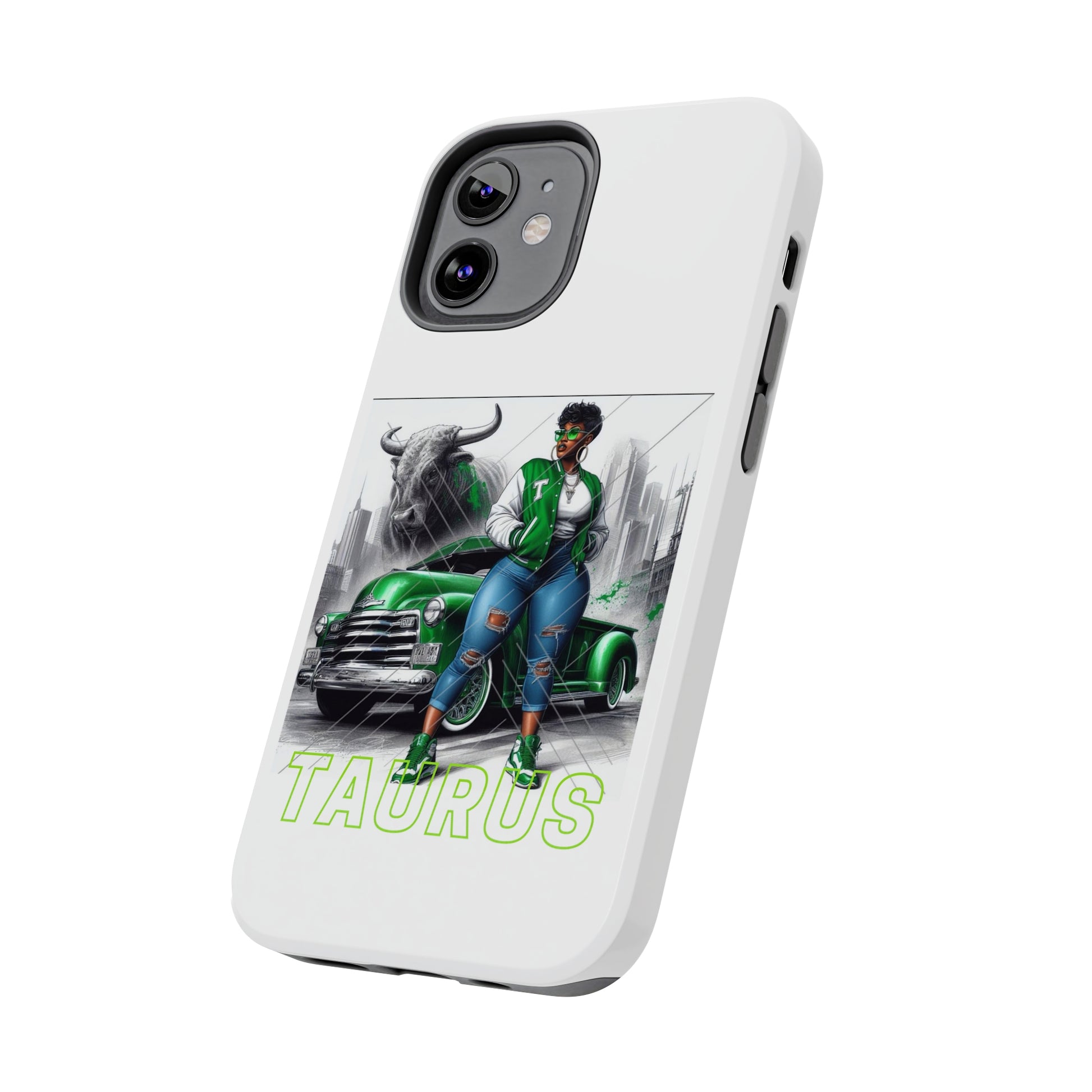 Taurus White Tough Phone Cases - Phone Case