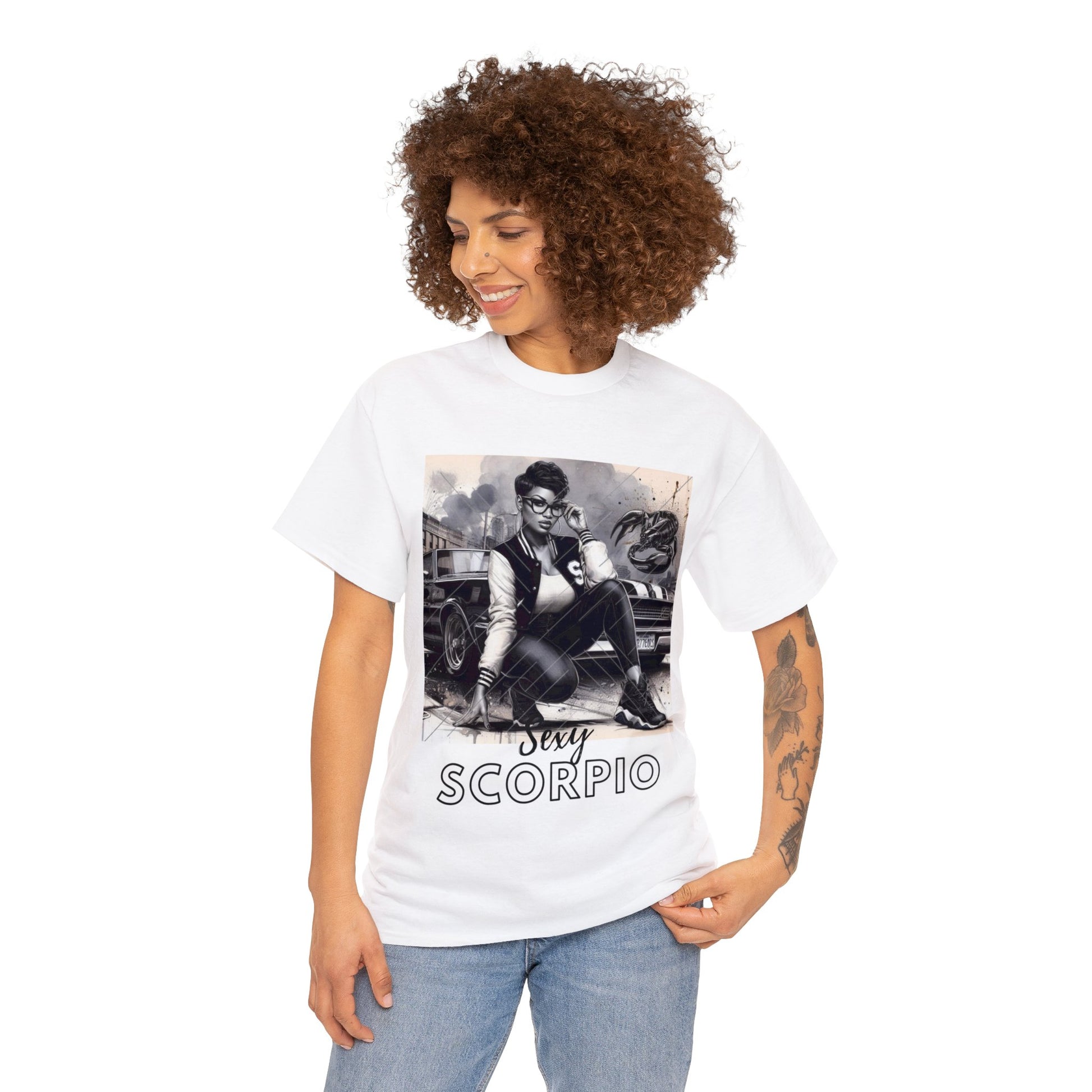 Sexy Scorpio Unisex Heavy Cotton Tee - T-Shirt