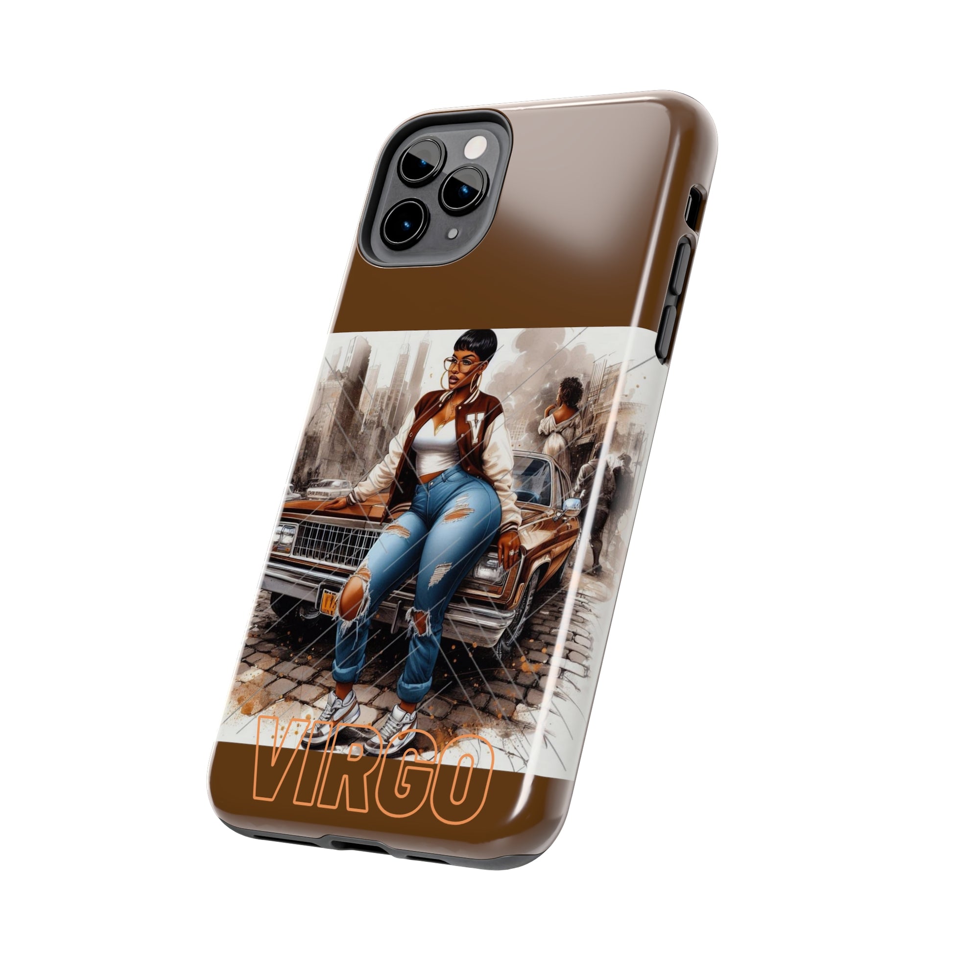 Virgo Brown Tough Phone Cases - Phone Case