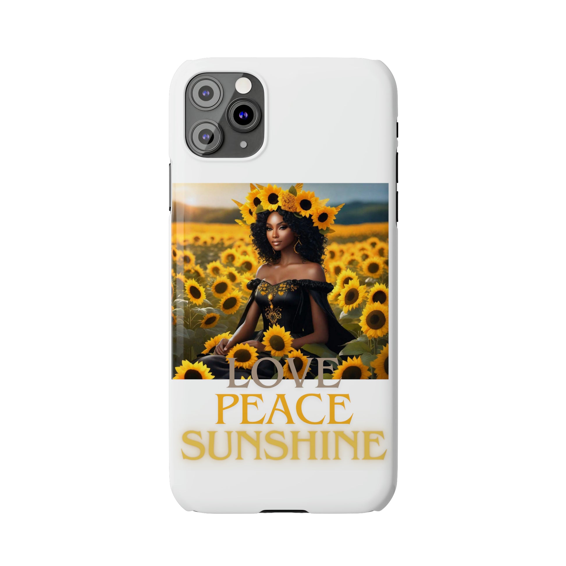 Sunshine Slim white Phone Cases - Phone Case