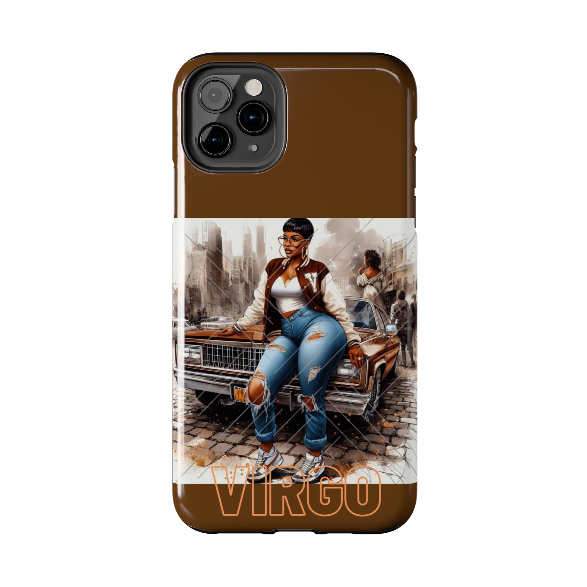 Virgo Brown Tough Phone Cases - Phone Case