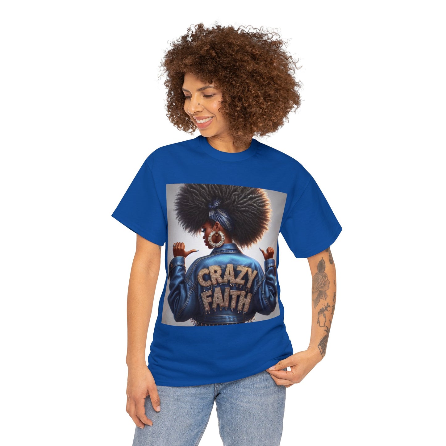 Crazy Faith Unisex Heavy Cotton Tee - T-Shirt