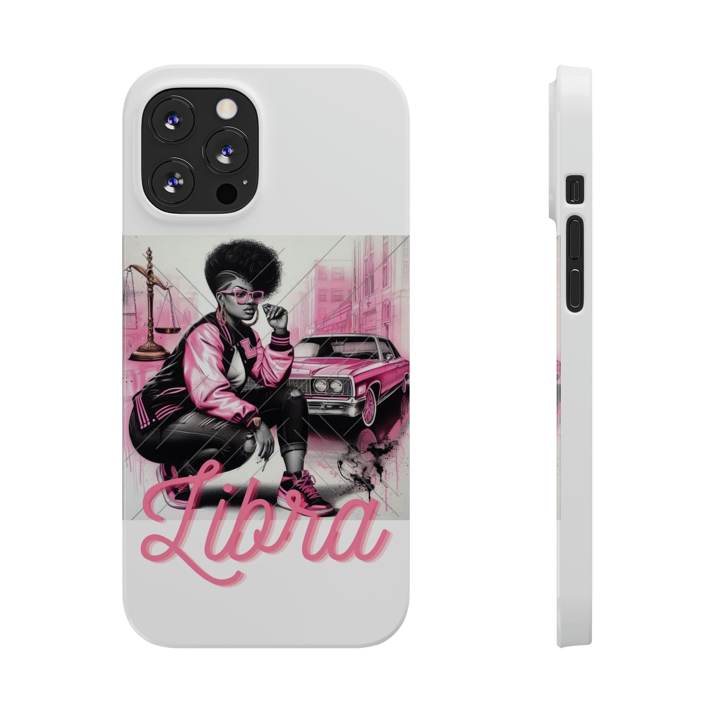 Libria White Phone Cases - iPhone 12 Pro Max - Phone Case