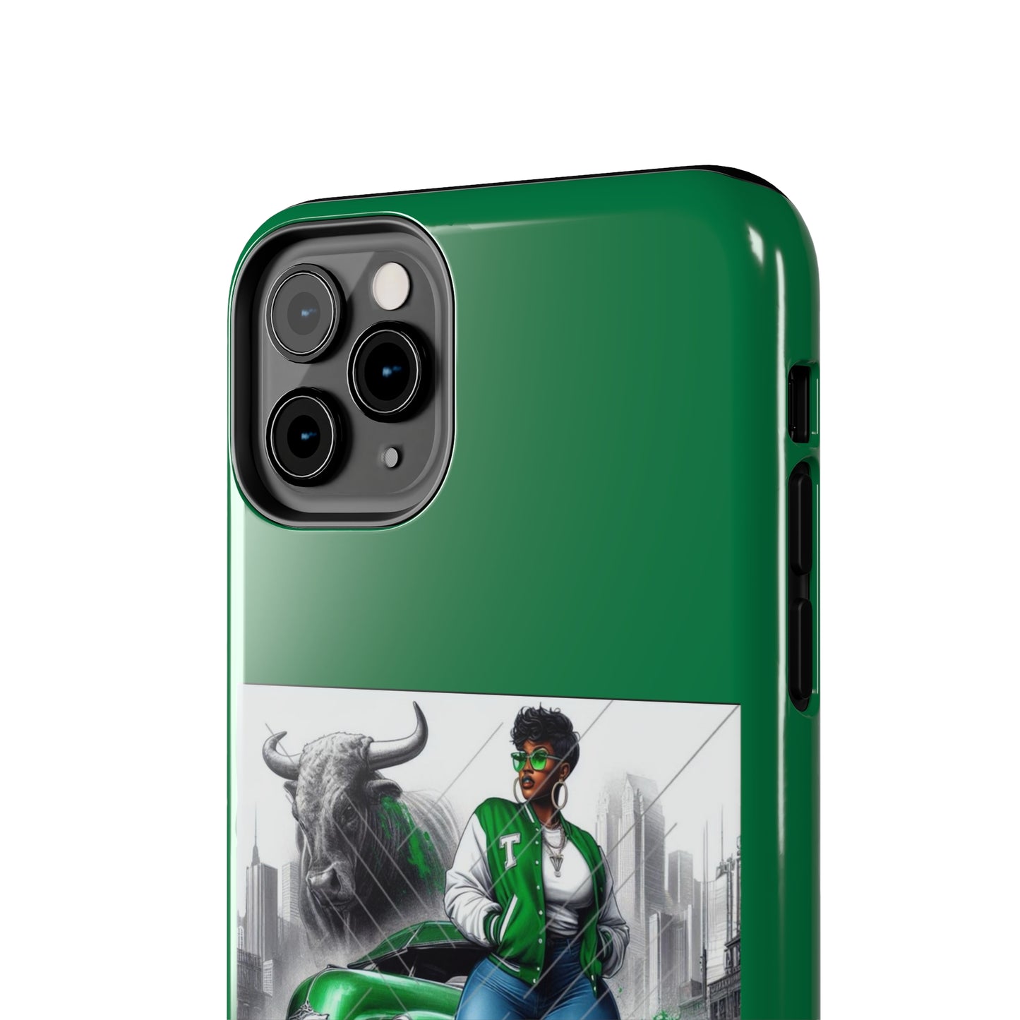 Taurus Green Tough Phone Cases - Phone Case