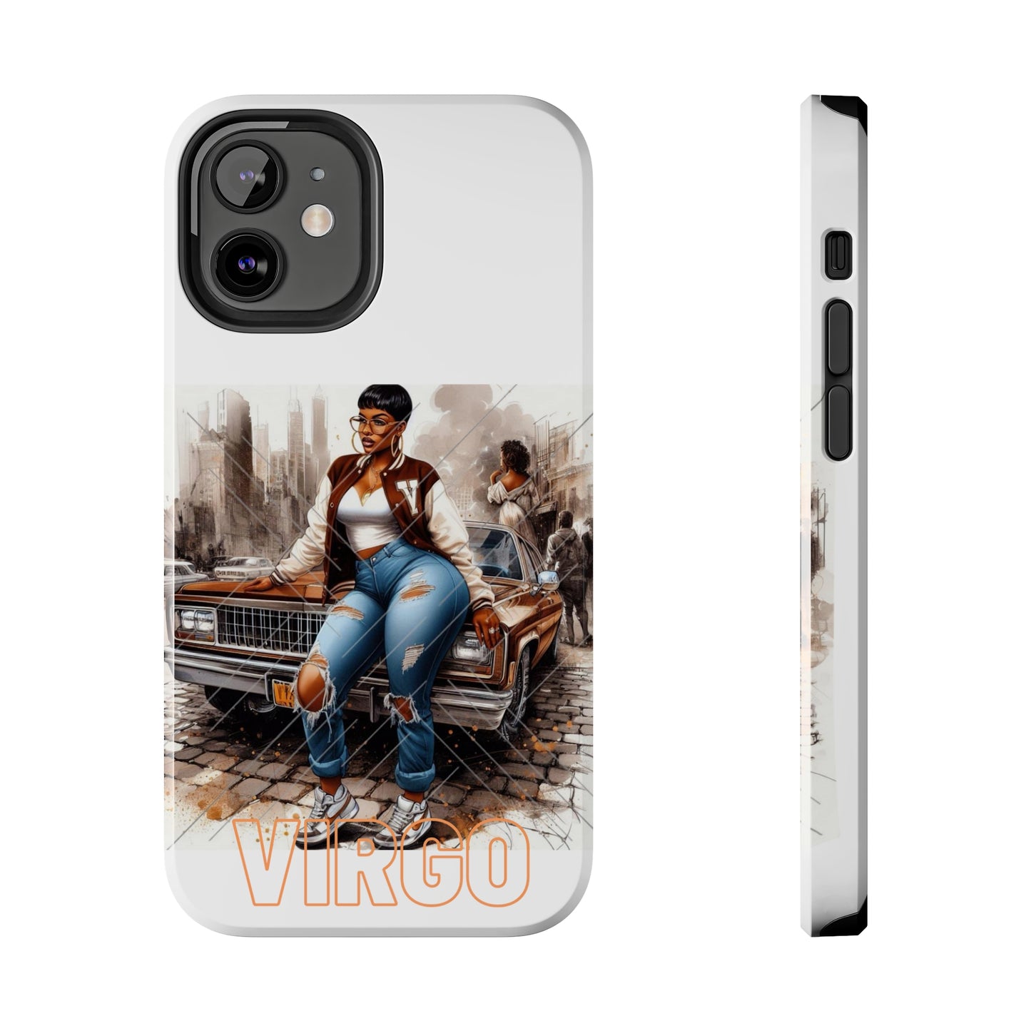 Virgo White Tough Phone Cases - iPhone 12 Mini - Phone Case