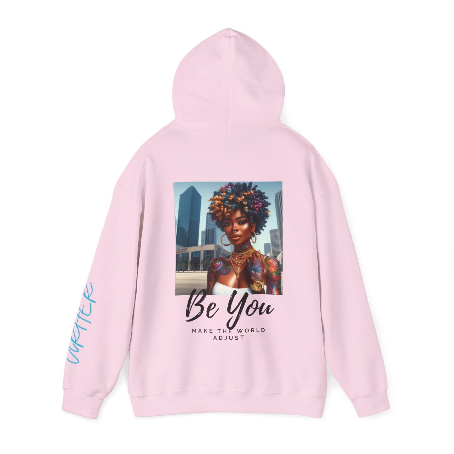 Be You Curly Unisex Heavy Blend Hoodie - Hoodie