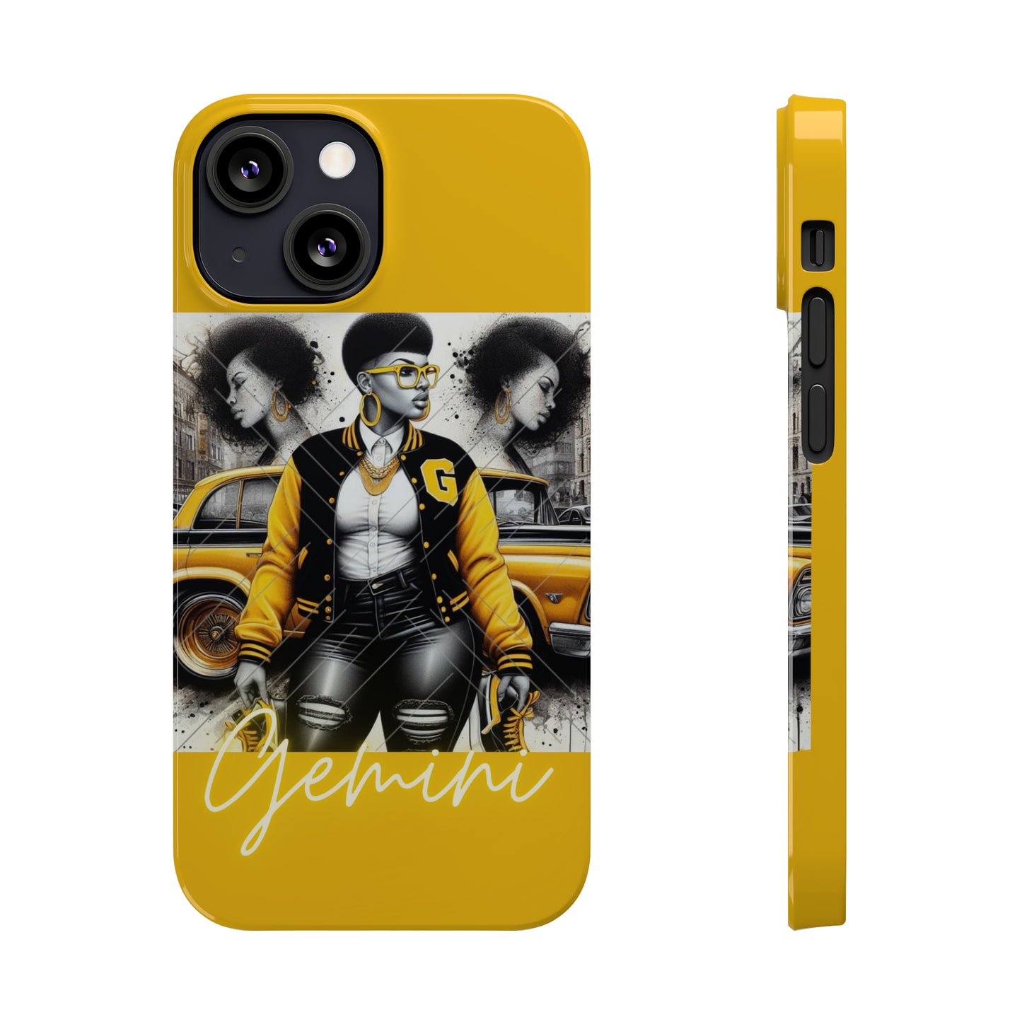 Gemini Gold Phone Cases - iPhone 13 Mini - Phone Case