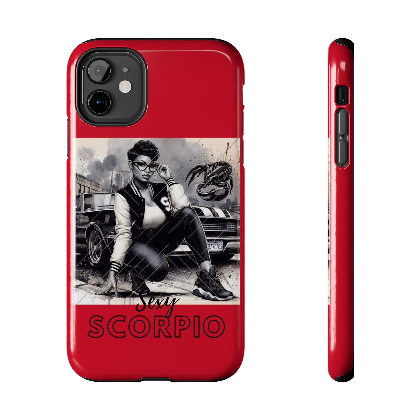 Scorpio Red Tough Phone Cases - Phone Case