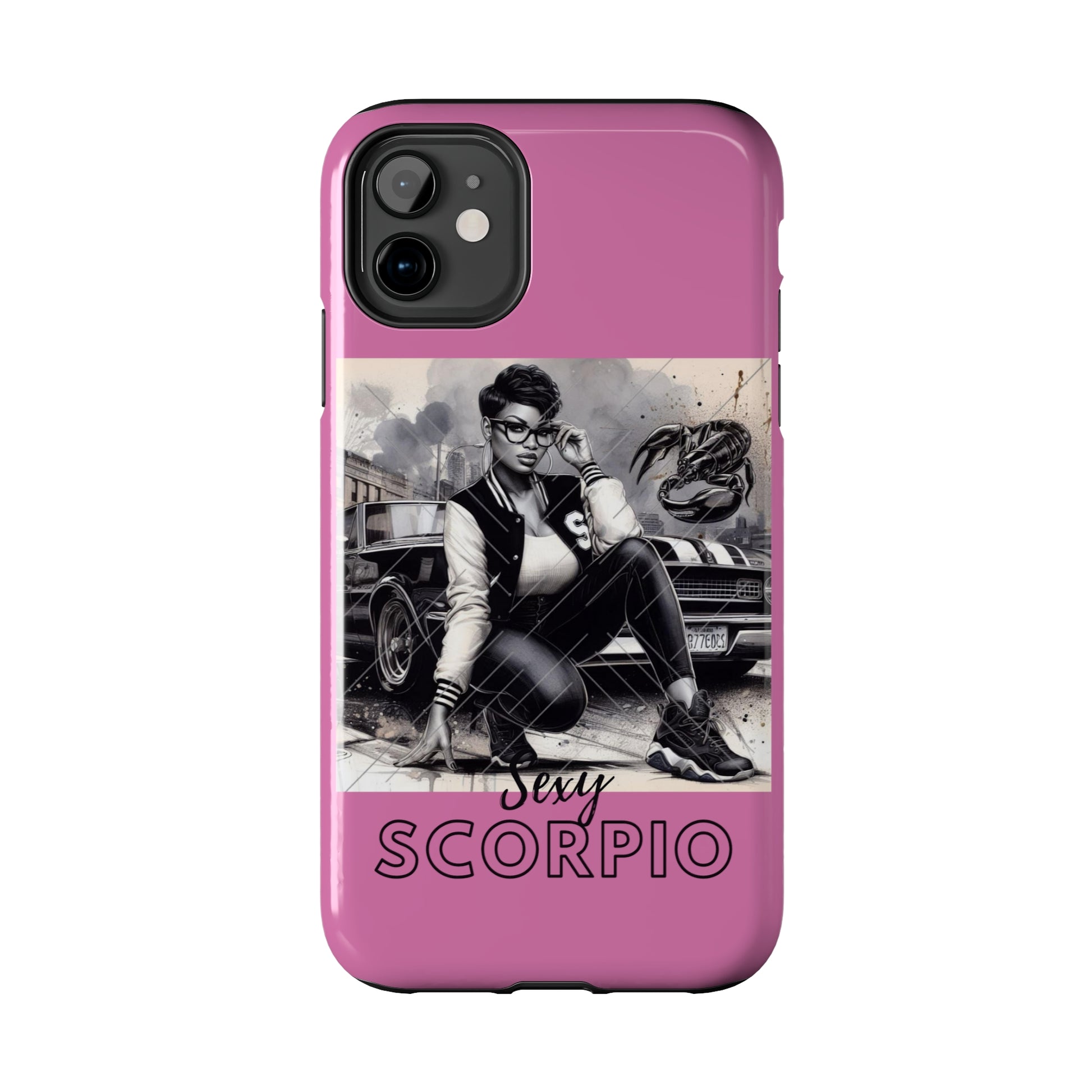 Scorpio Pink Tough Phone Cases - Phone Case