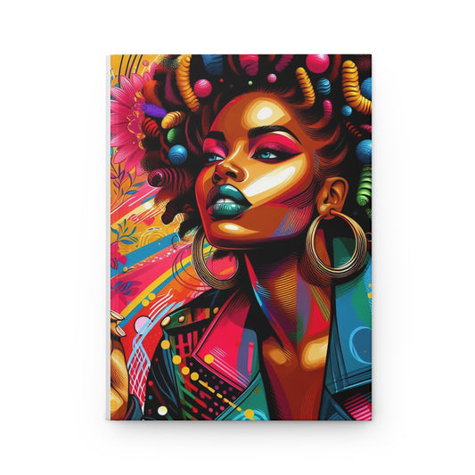 Vibrant Girl Hardcover Journal Matte - Journal - Paper products