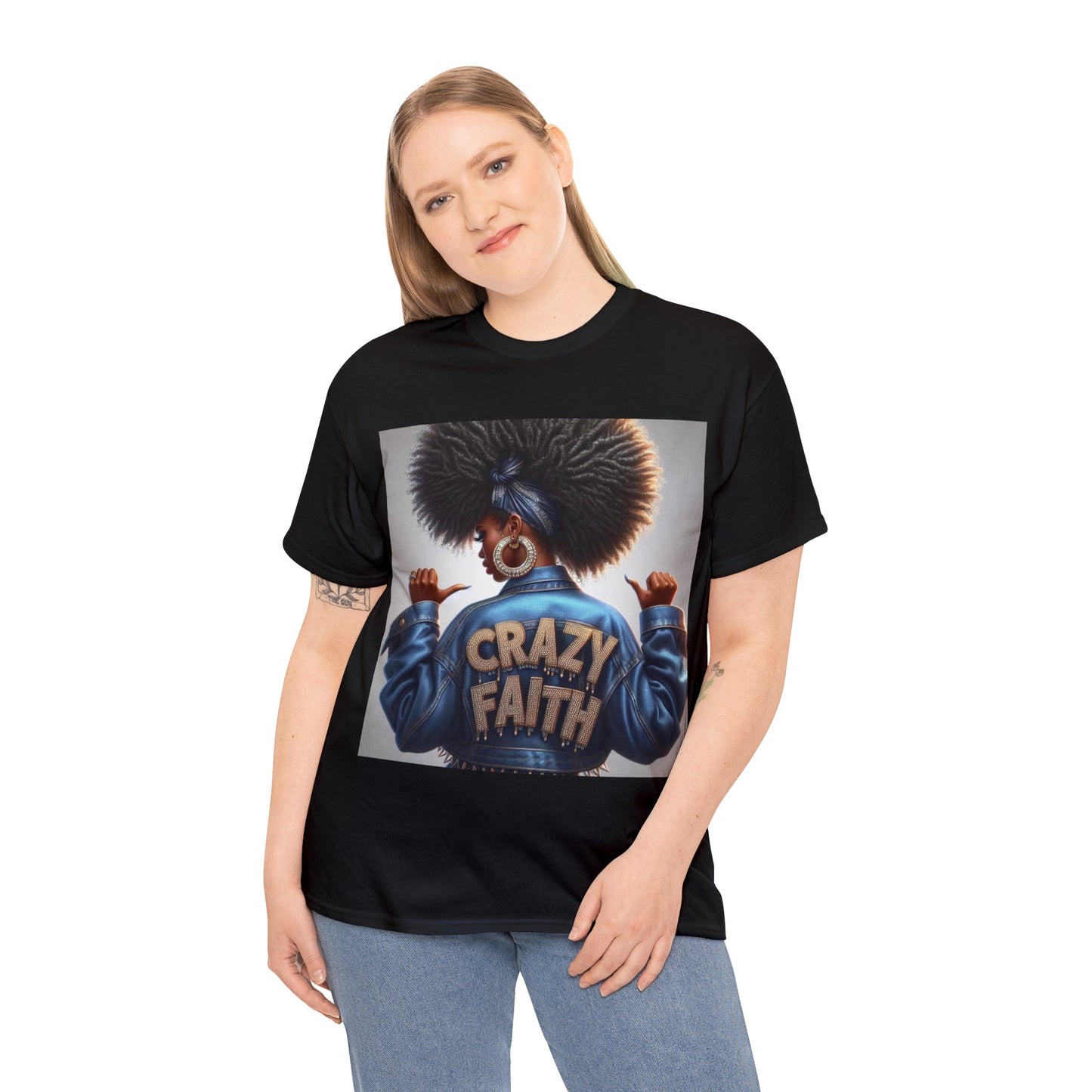 Crazy Faith Unisex Heavy Cotton Tee - T-Shirt