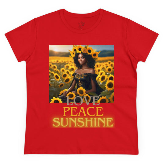 Sunshine Midweight Cotton Tee - Red / S - T-Shirt