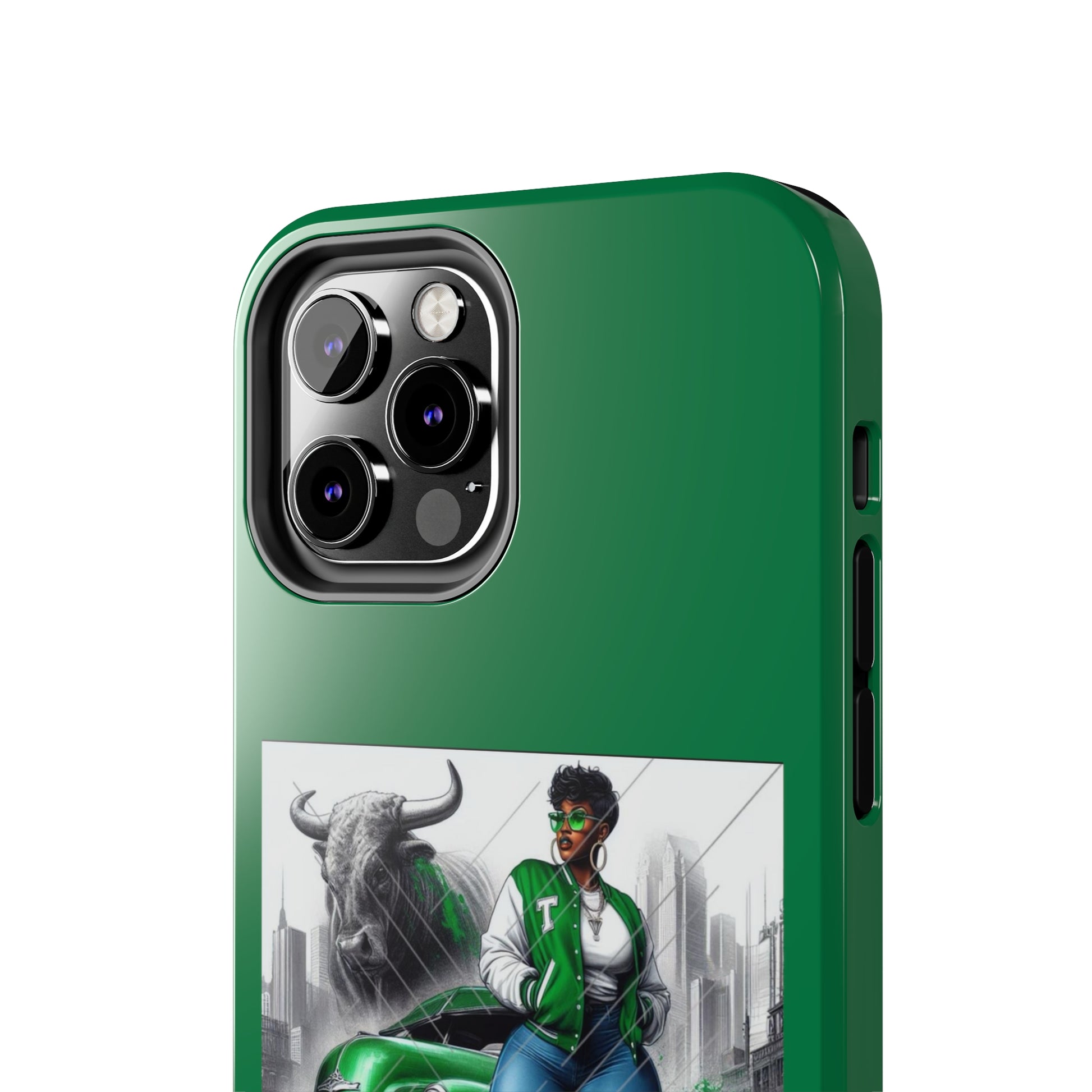 Taurus Green Tough Phone Cases - Phone Case