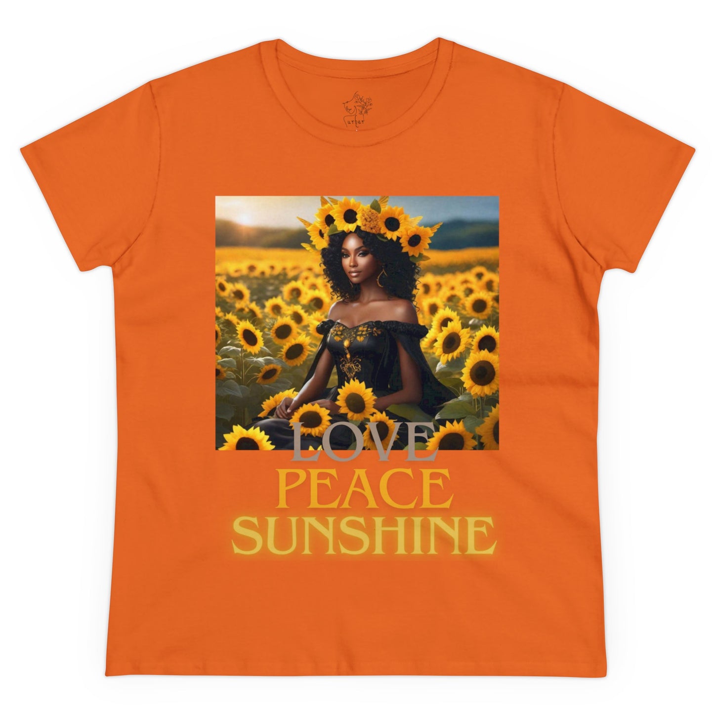 Sunshine Midweight Cotton Tee - Orange / S - T-Shirt