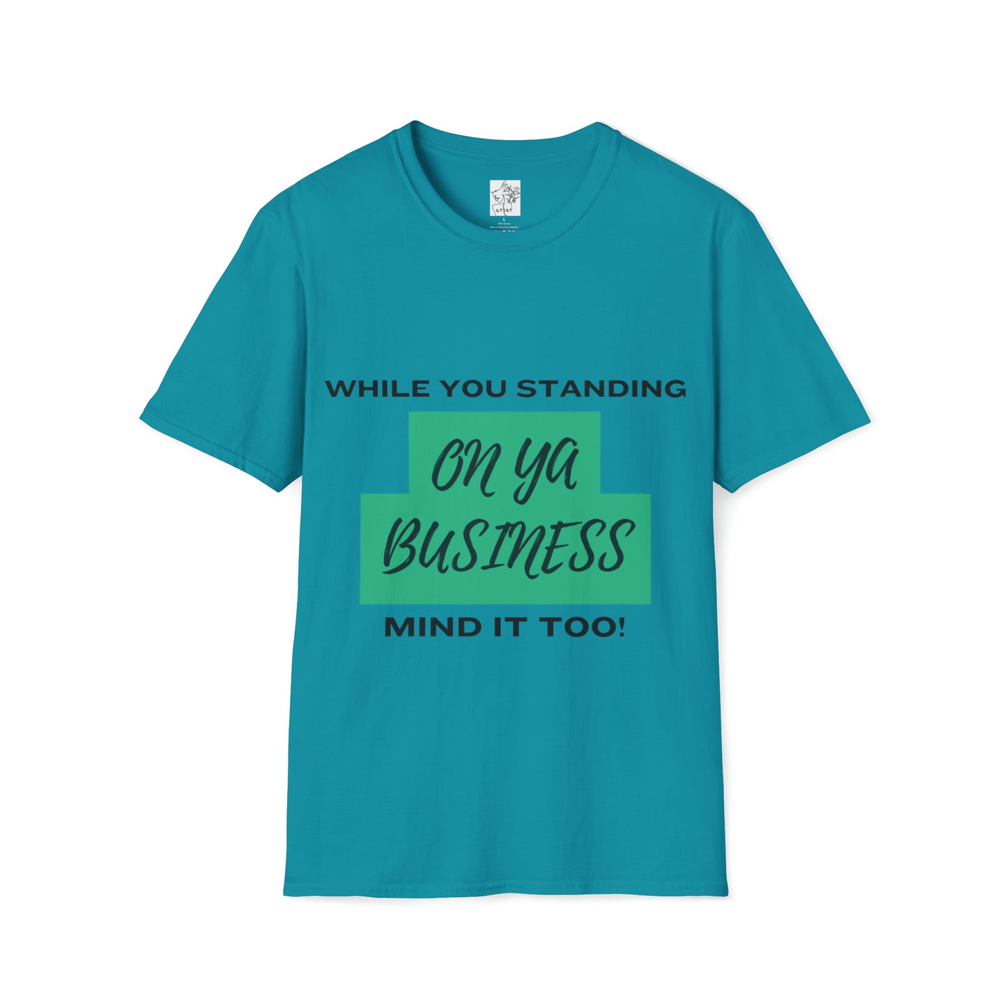 Mind a business Tee green - Tropical Blue / S - T-Shirt