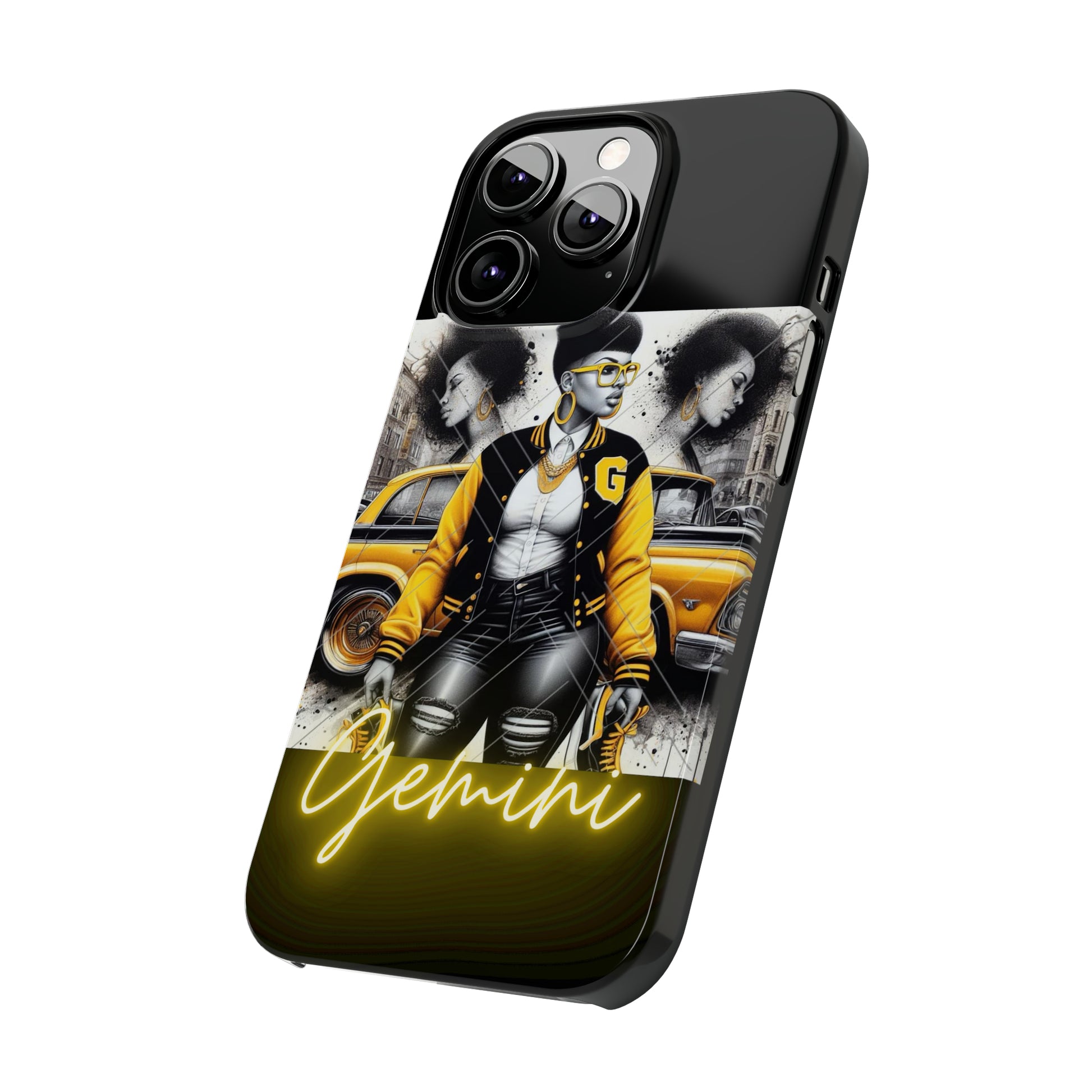 Gemini blk Phone Cases - Phone Case