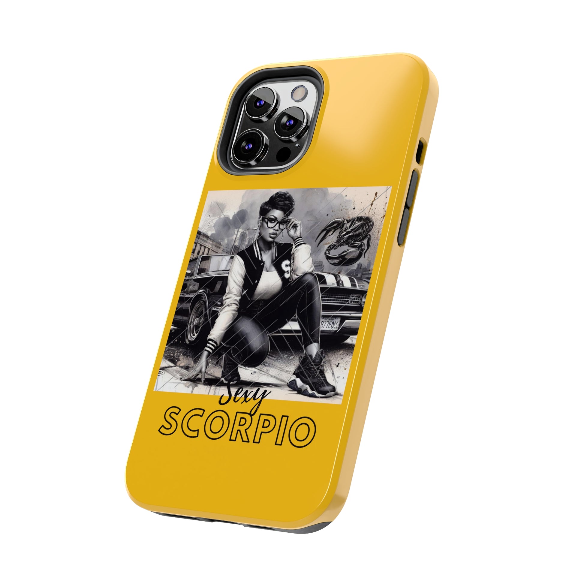 Scorpio Yellow Tough Phone Cases - Phone Case