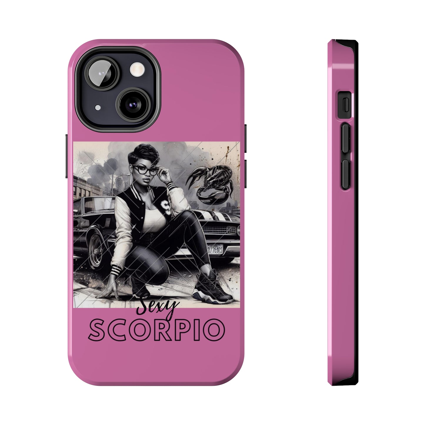 Scorpio Pink Tough Phone Cases - Phone Case