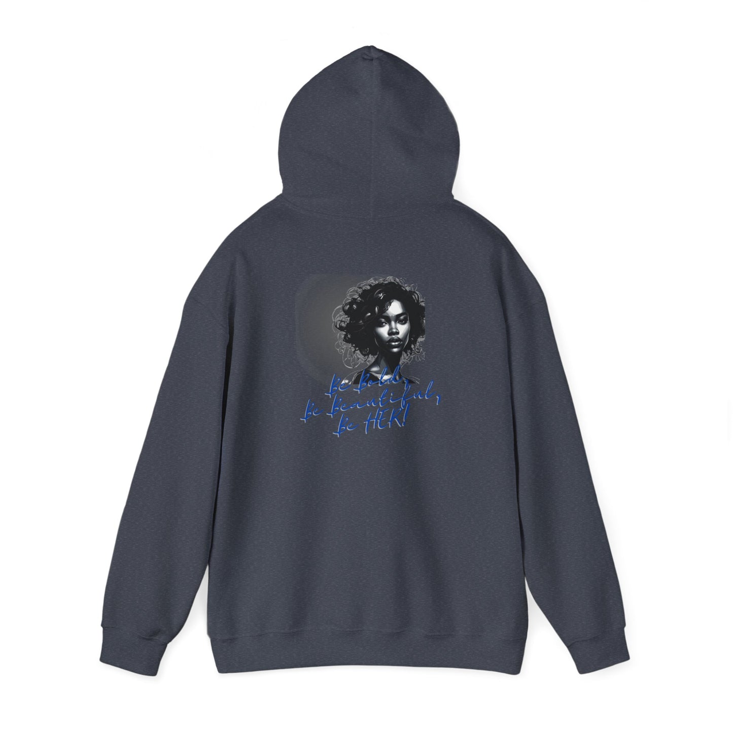 Bold Beautiful Her Hoodie blue - Heather Navy / S - Hoodie