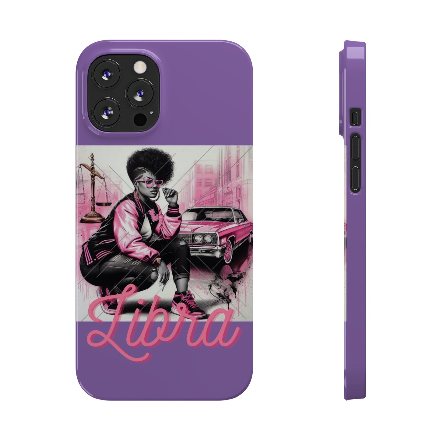 Libria Purple Phone Cases - iPhone 12 Pro Max - Phone Case