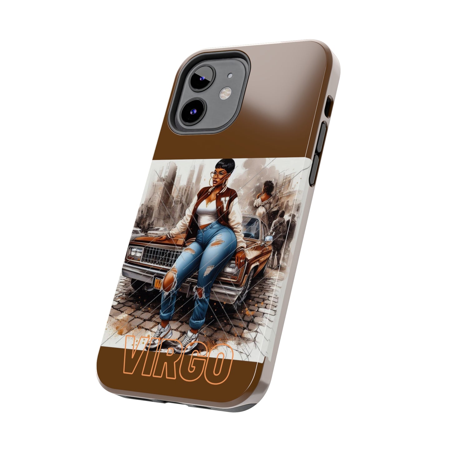 Virgo Brown Tough Phone Cases - Phone Case