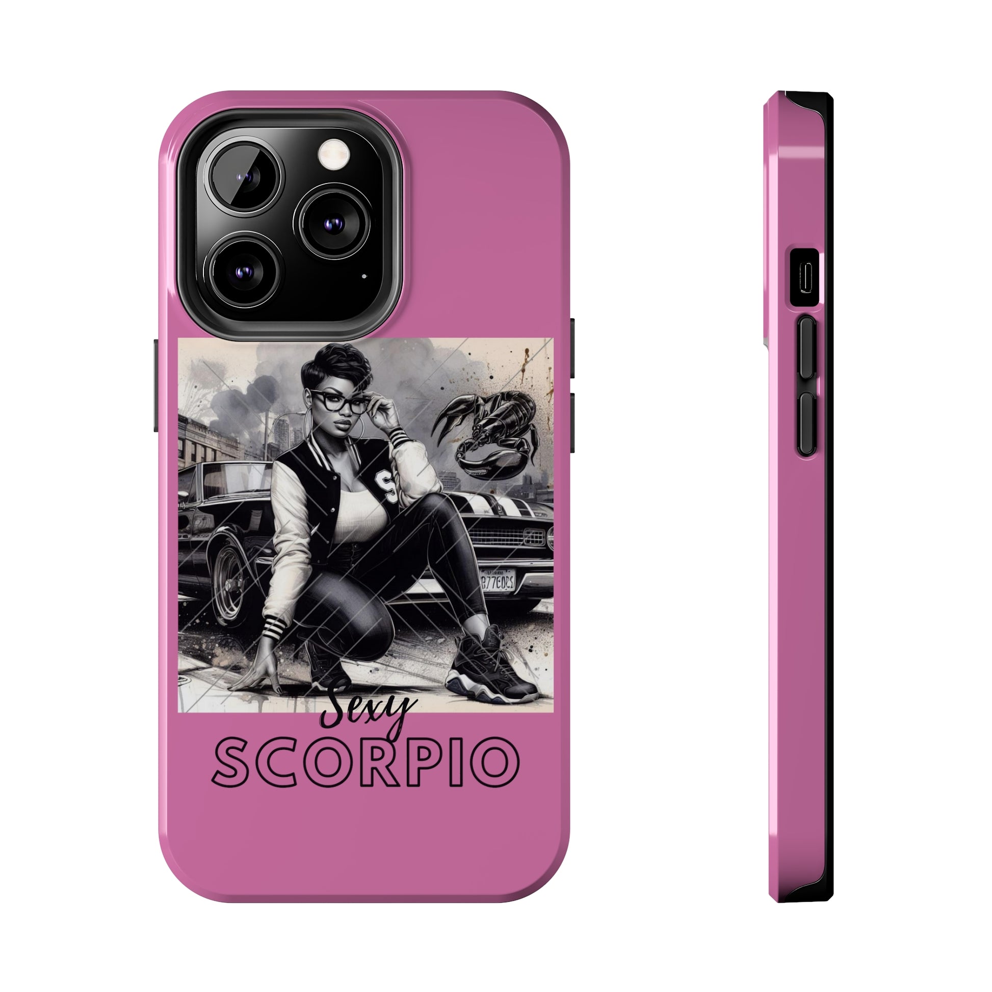 Scorpio Pink Tough Phone Cases - Phone Case