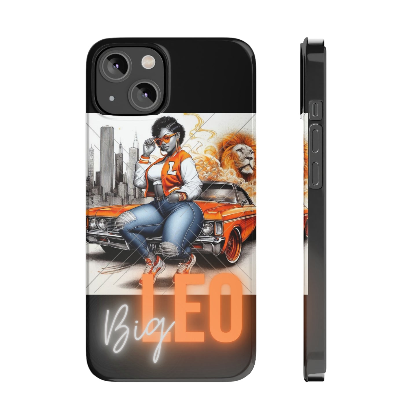 Leo Blk Phone Cases - iPhone 14 - Phone Case