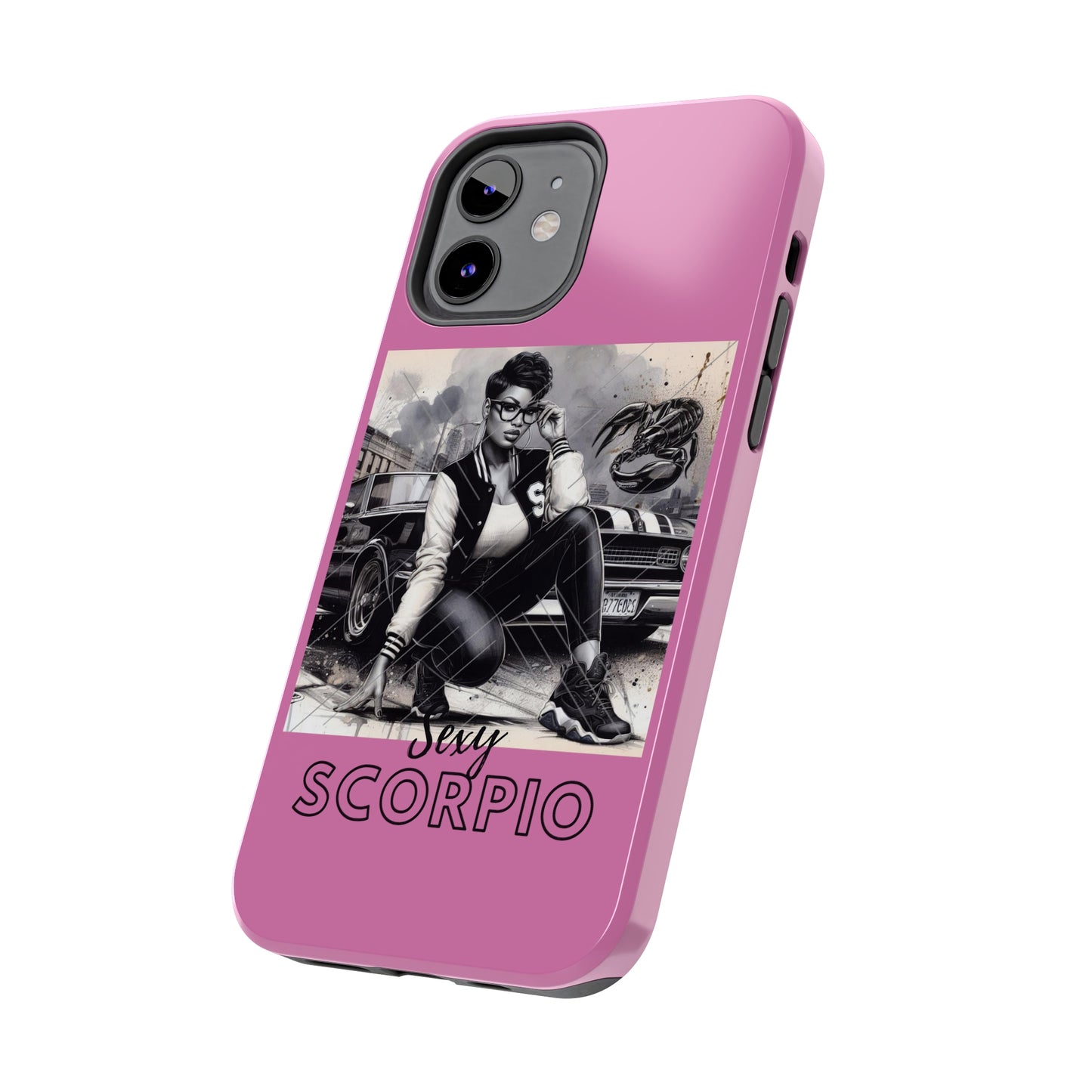 Scorpio Pink Tough Phone Cases - Phone Case