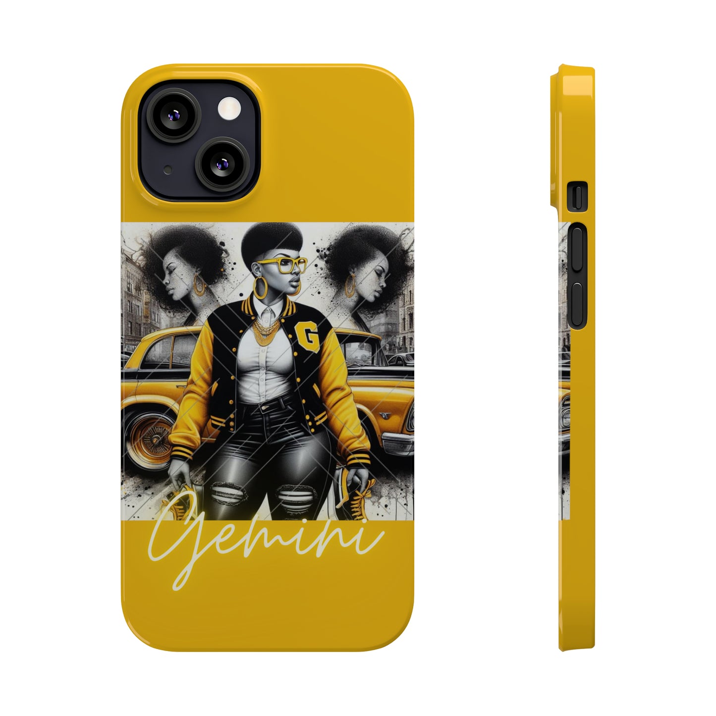 Gemini Gold Phone Cases - iPhone 13 - Phone Case