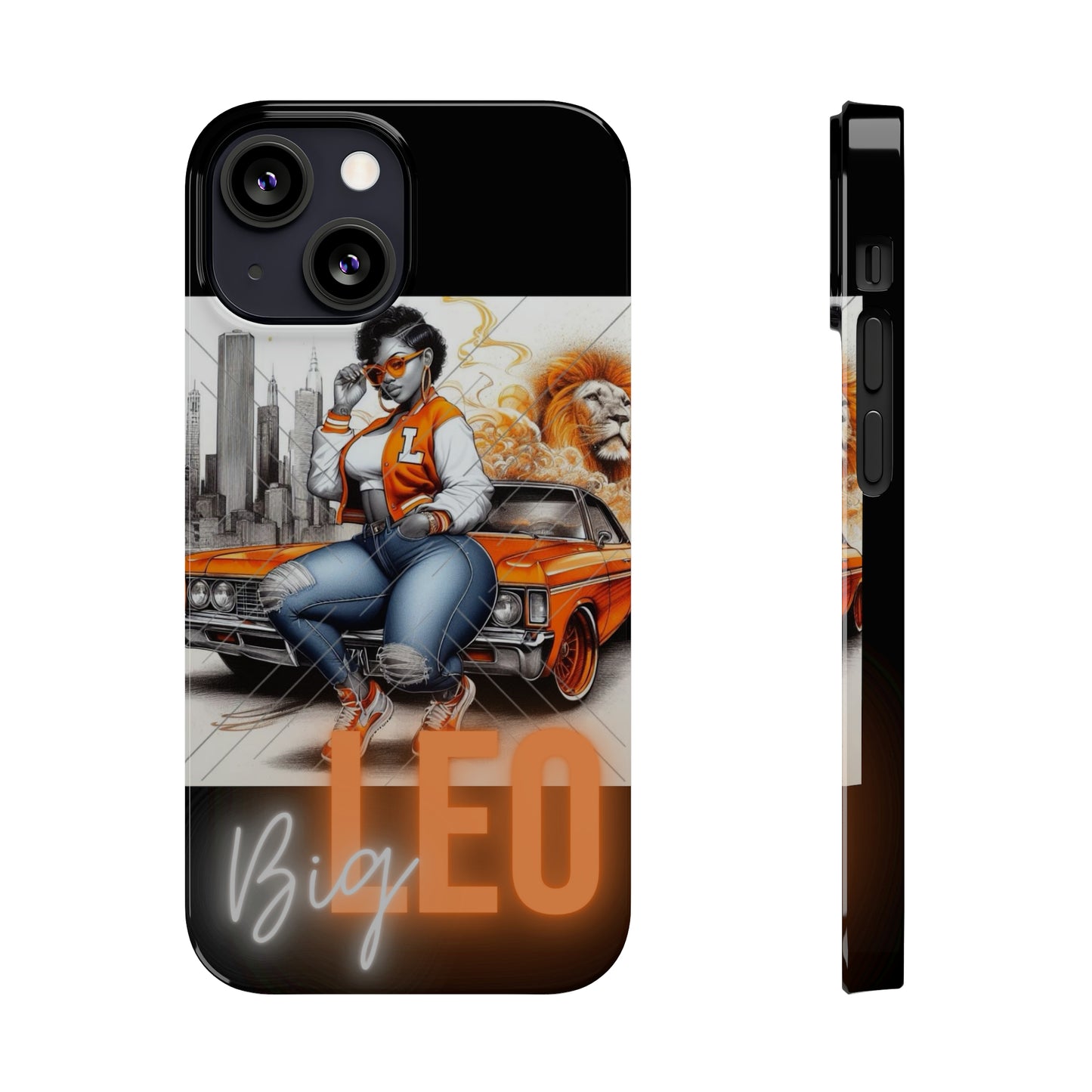 Leo Blk Phone Cases - iPhone 13 Mini - Phone Case