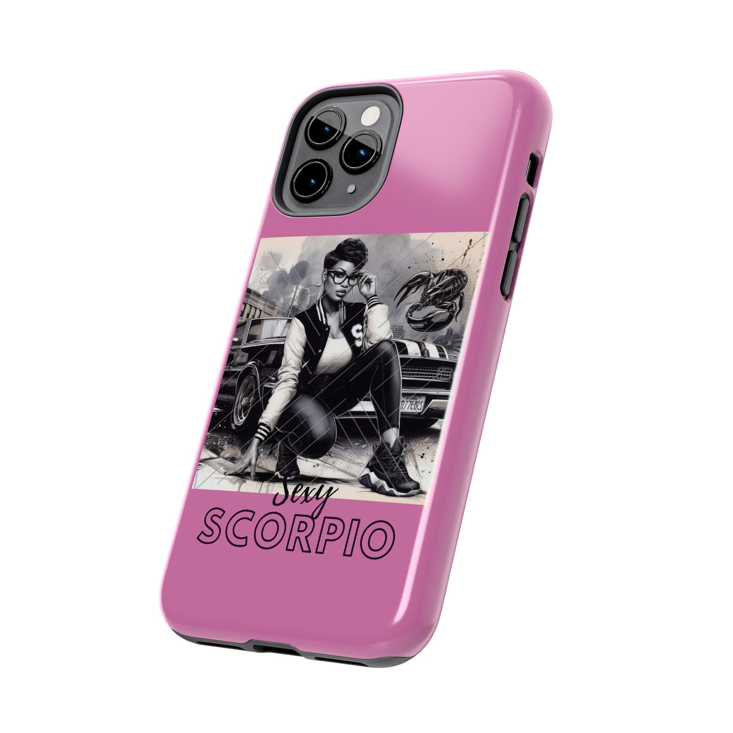 Scorpio Pink Tough Phone Cases - Phone Case