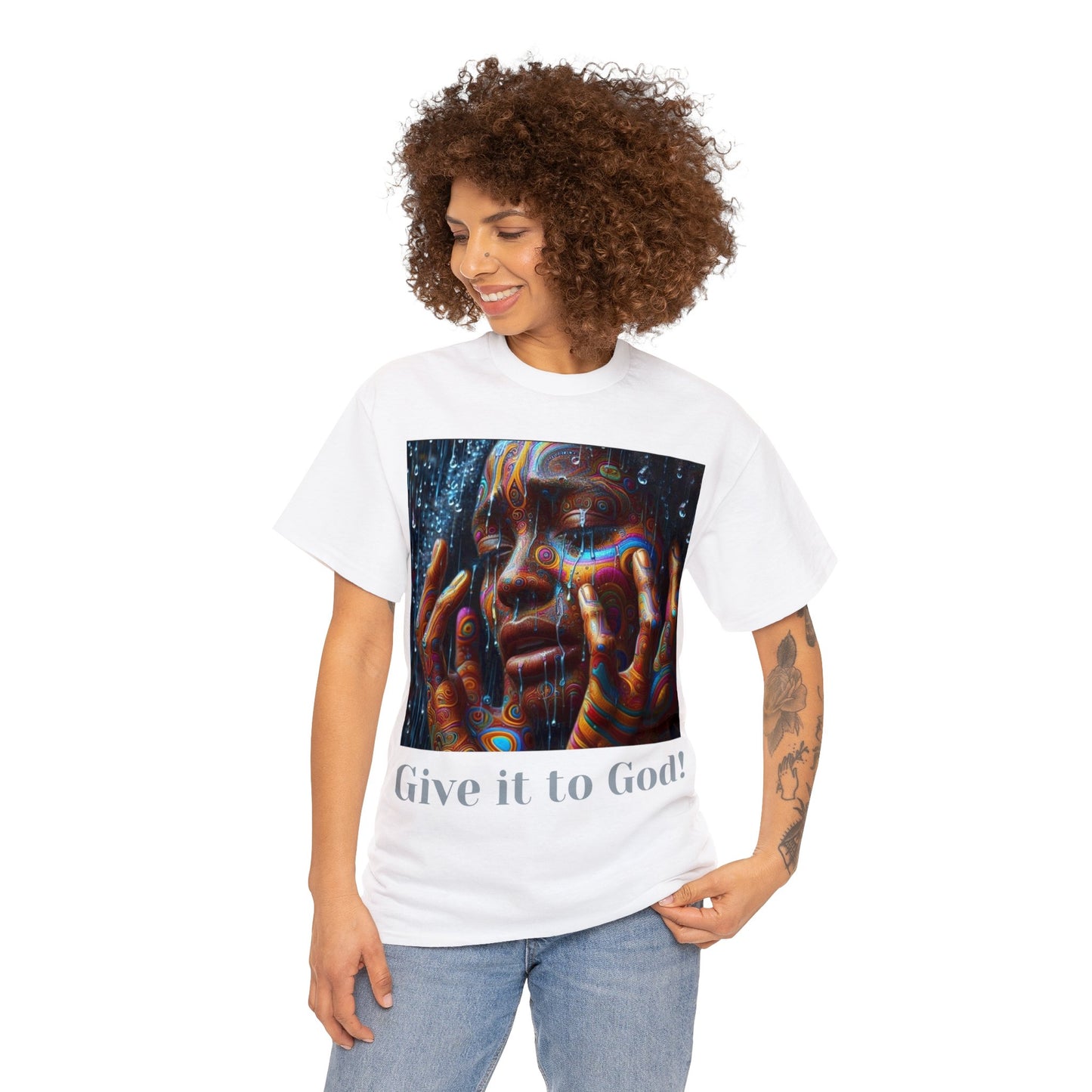 Give it God Unisex Heavy Cotton Tee - T-Shirt