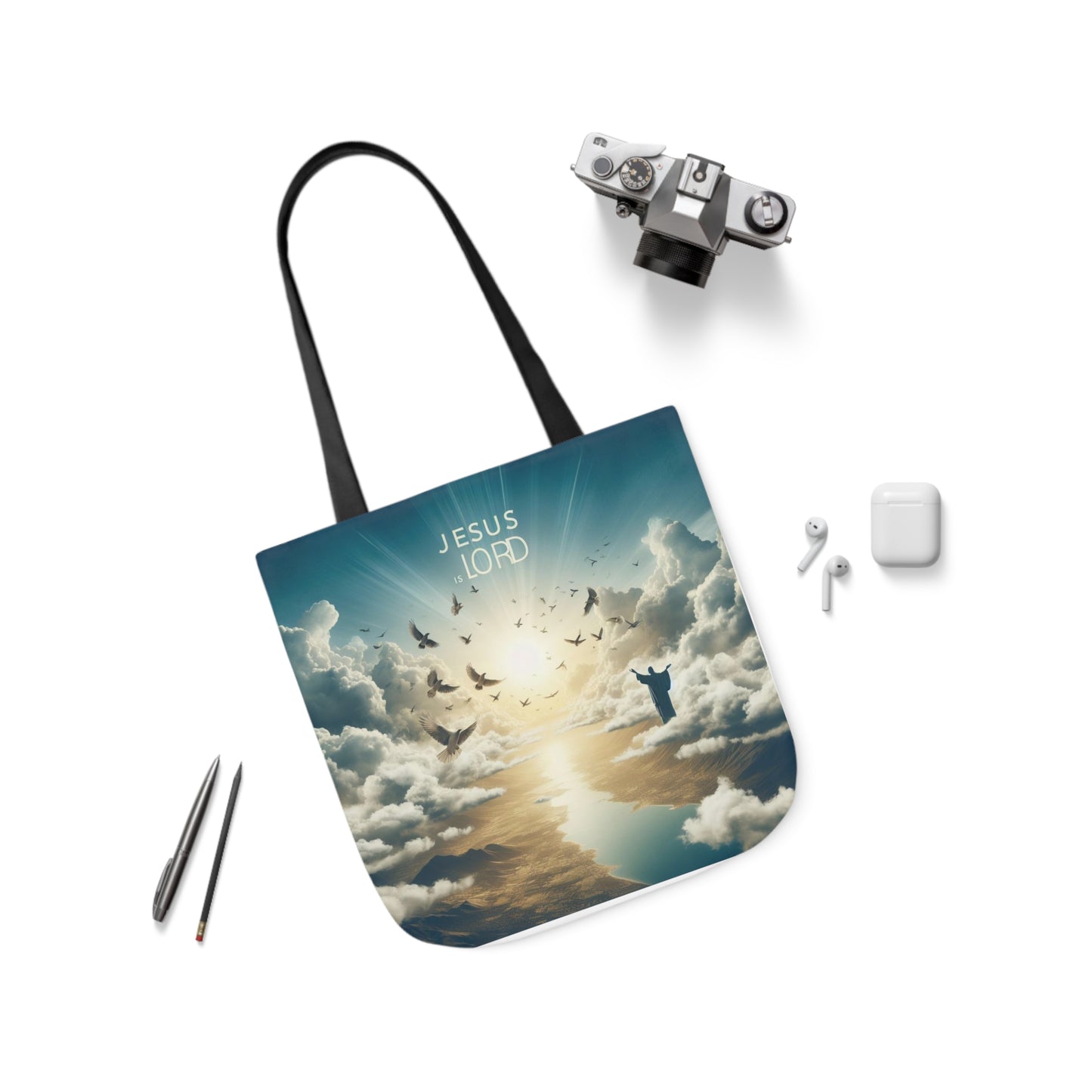 Jesus is Lord Canvas Tote Bag - Accessories