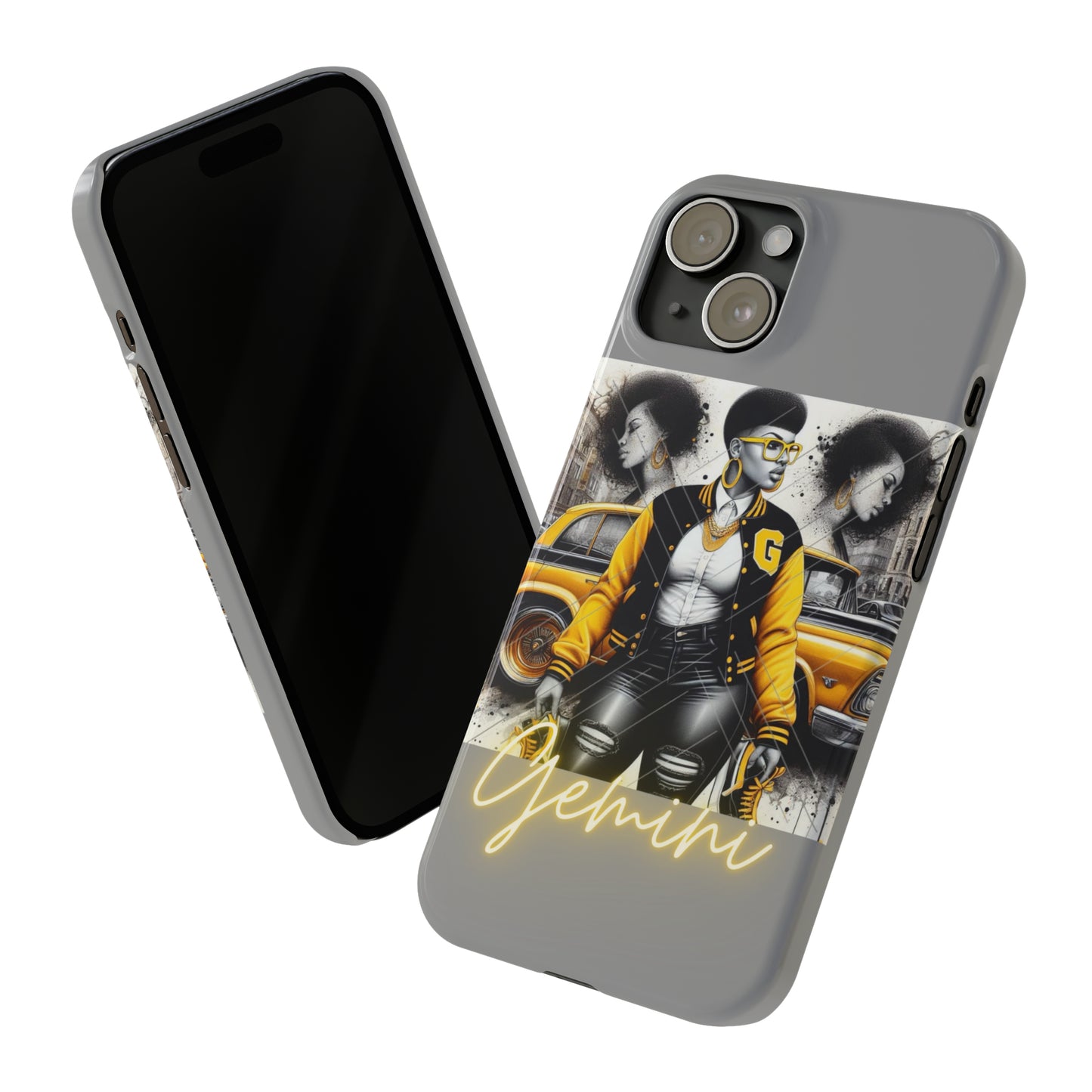 Gemini Grey Phone Cases - Phone Case