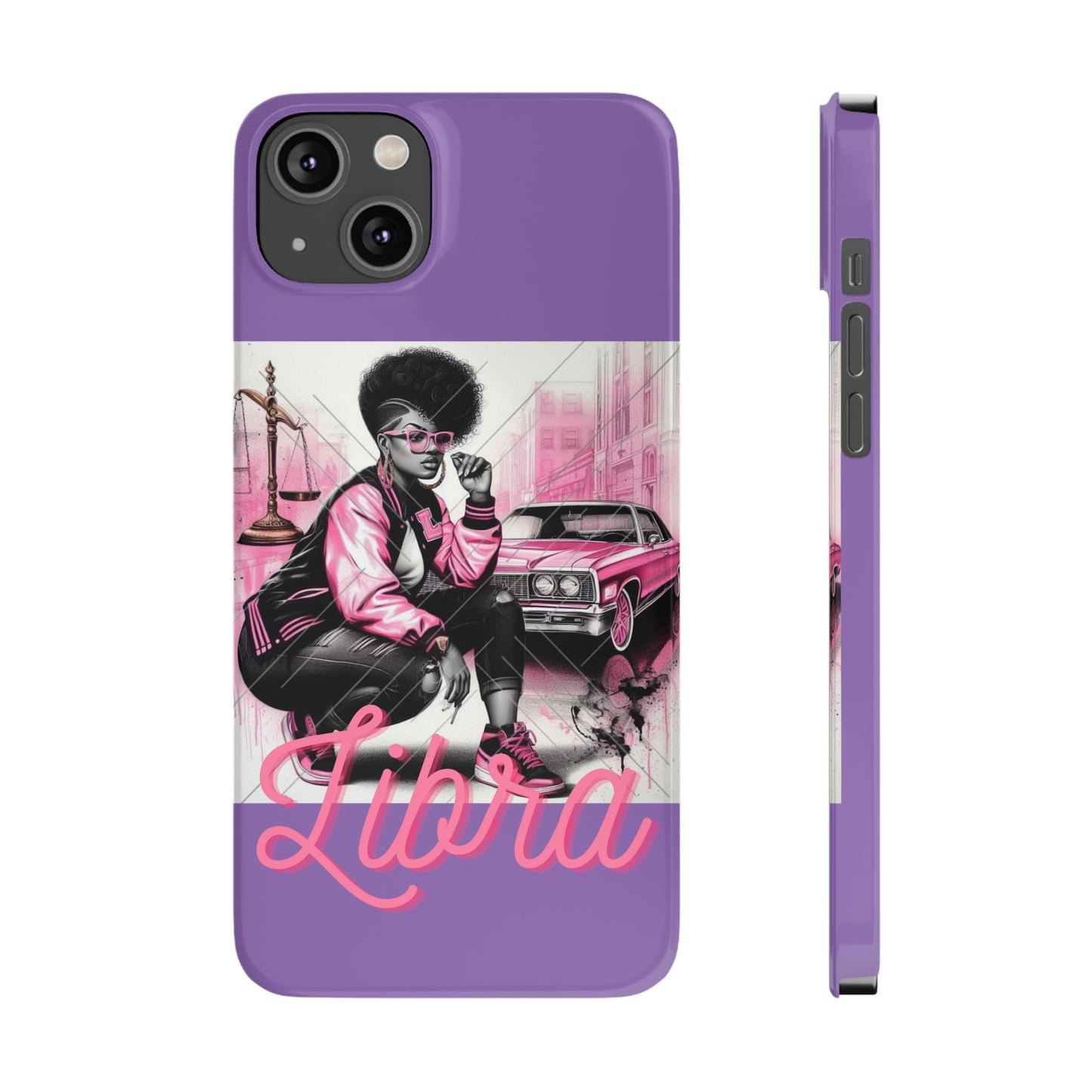 Libria Purple Phone Cases - iPhone 14 Plus - Phone Case