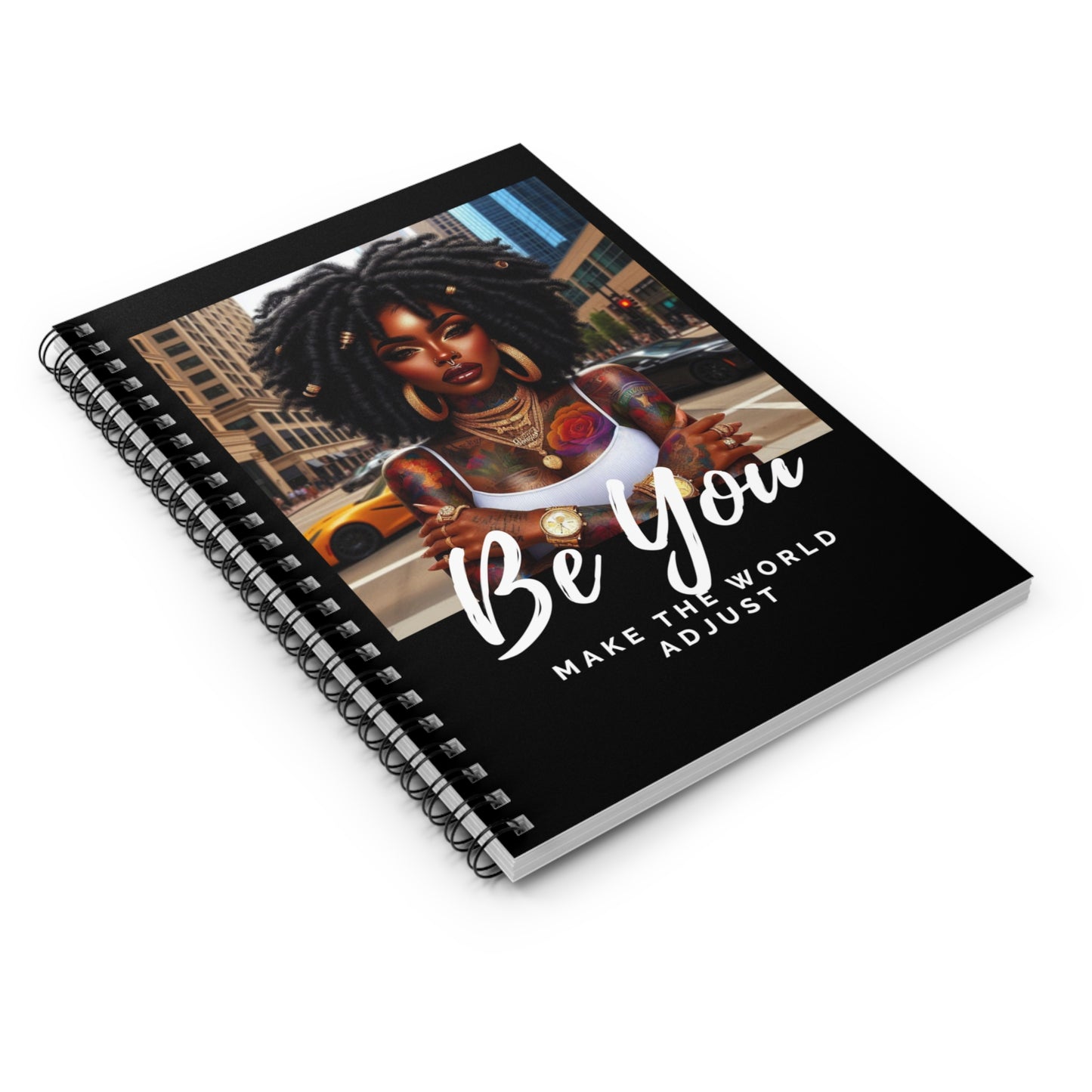 Be You Curly Notebook - Ruled Line - One Size - Paper products