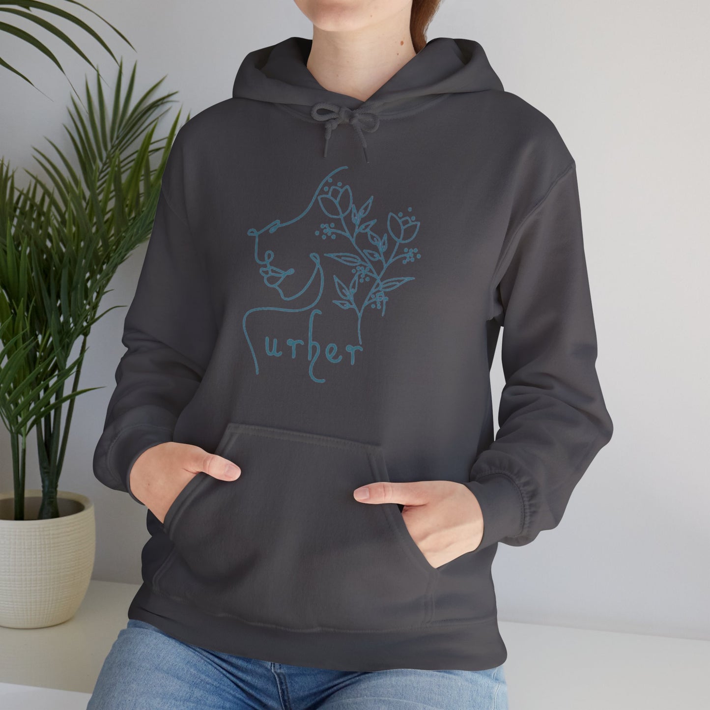 URHER Teal Hoodie - Hoodie