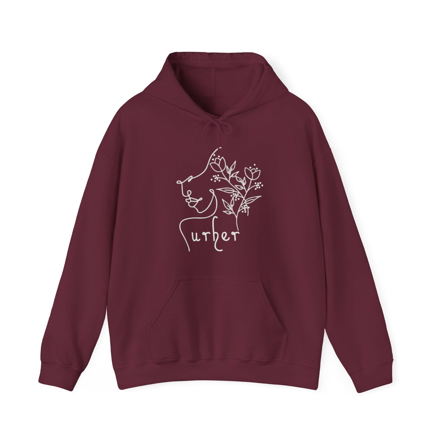 Copy of URHER Teal Hoodie - Maroon / S - Hoodie