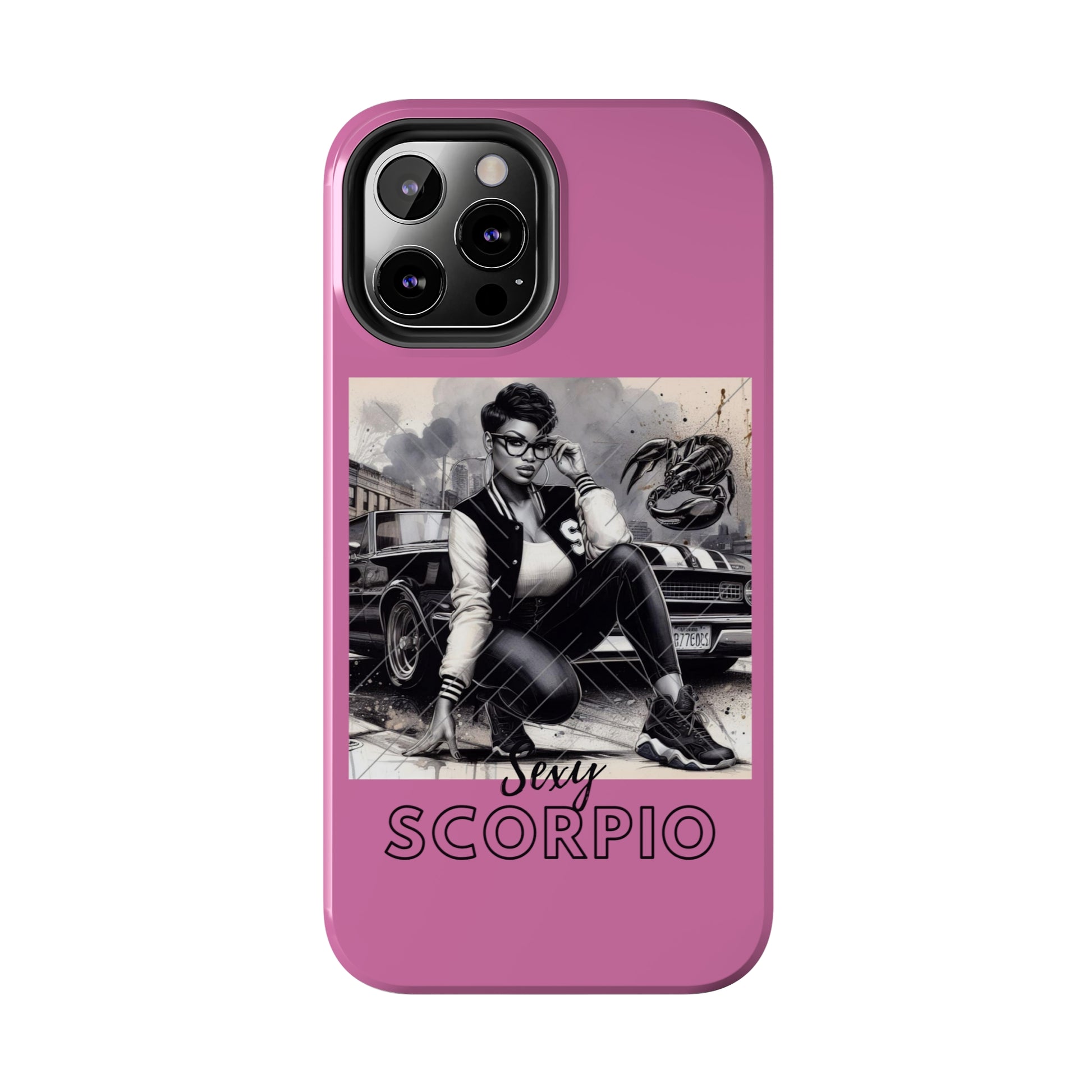 Scorpio Pink Tough Phone Cases - Phone Case