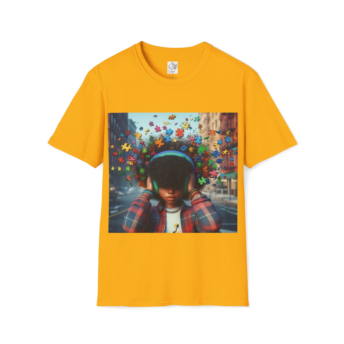 Autism Tee - Gold / S - T-Shirt