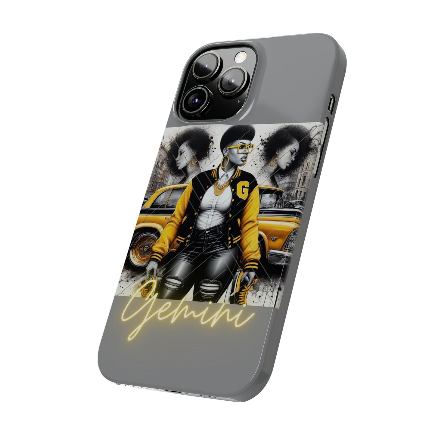 Gemini Grey Phone Cases - Phone Case