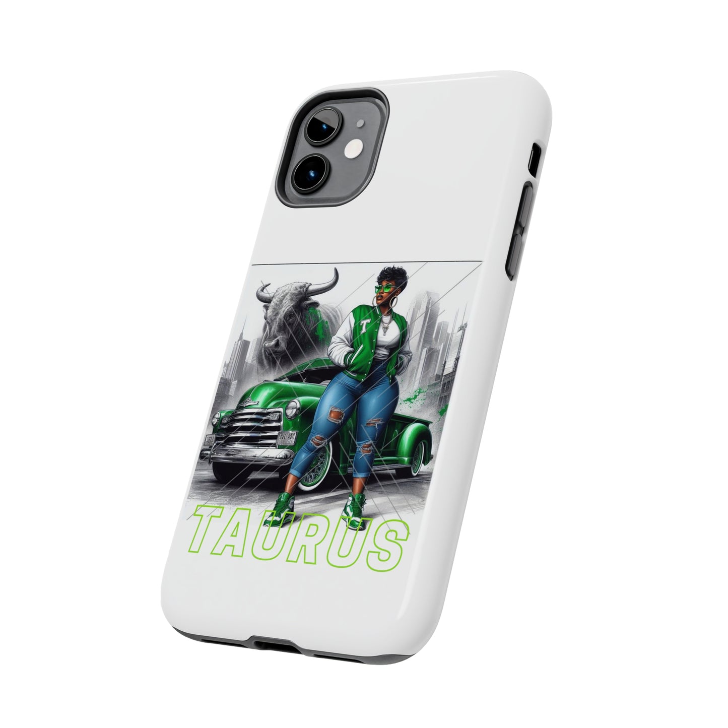 Taurus White Tough Phone Cases - Phone Case