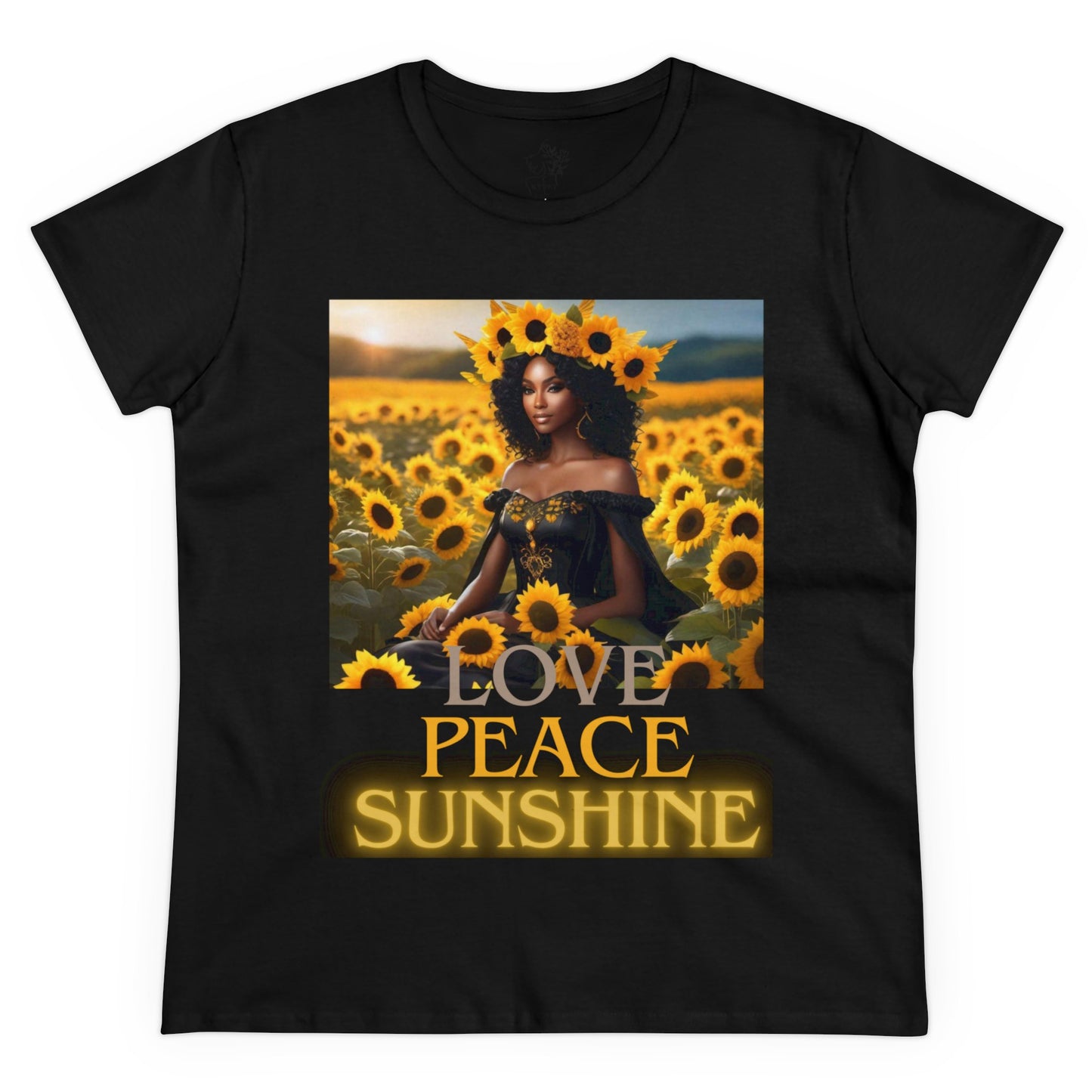 Sunshine Midweight Cotton Tee - Black / S - T-Shirt