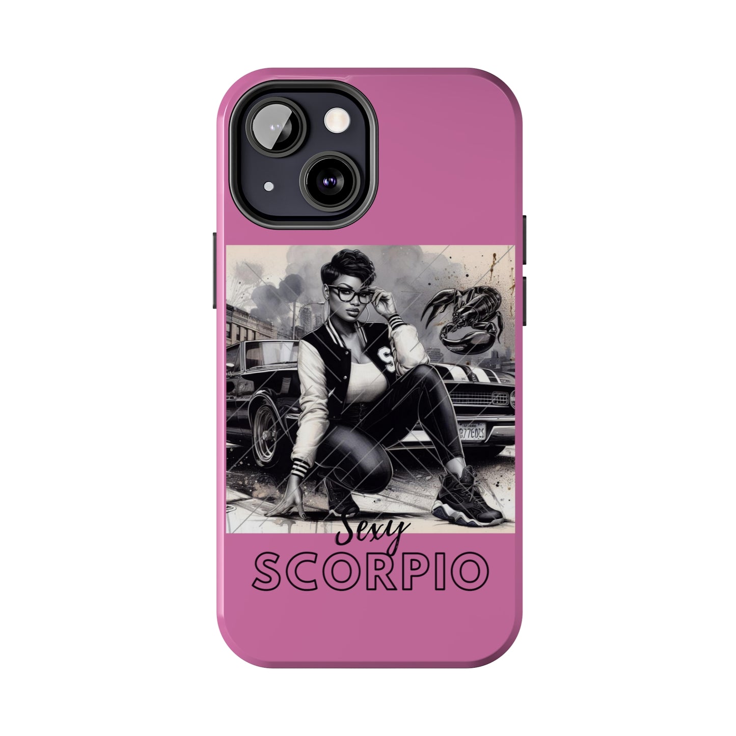 Scorpio Pink Tough Phone Cases - Phone Case