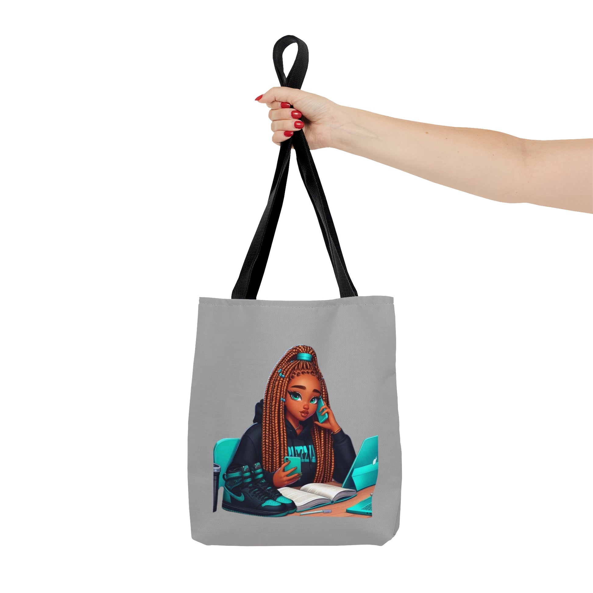 Tote Bag Teal/Grey - Bags