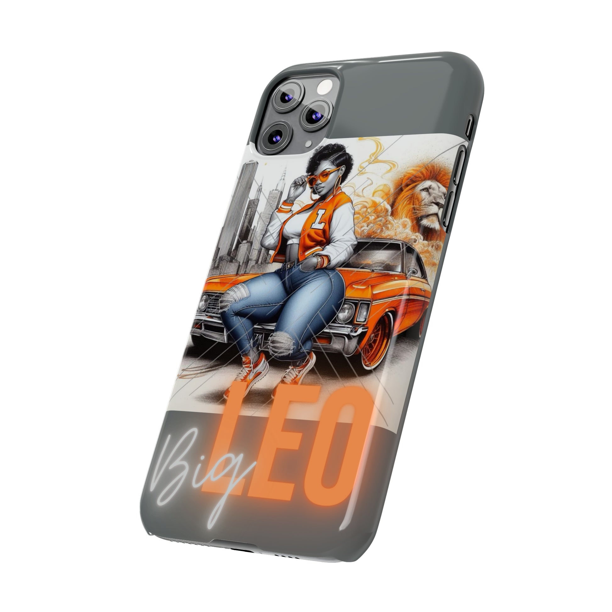 Leo Grey Phone Cases - Phone Case