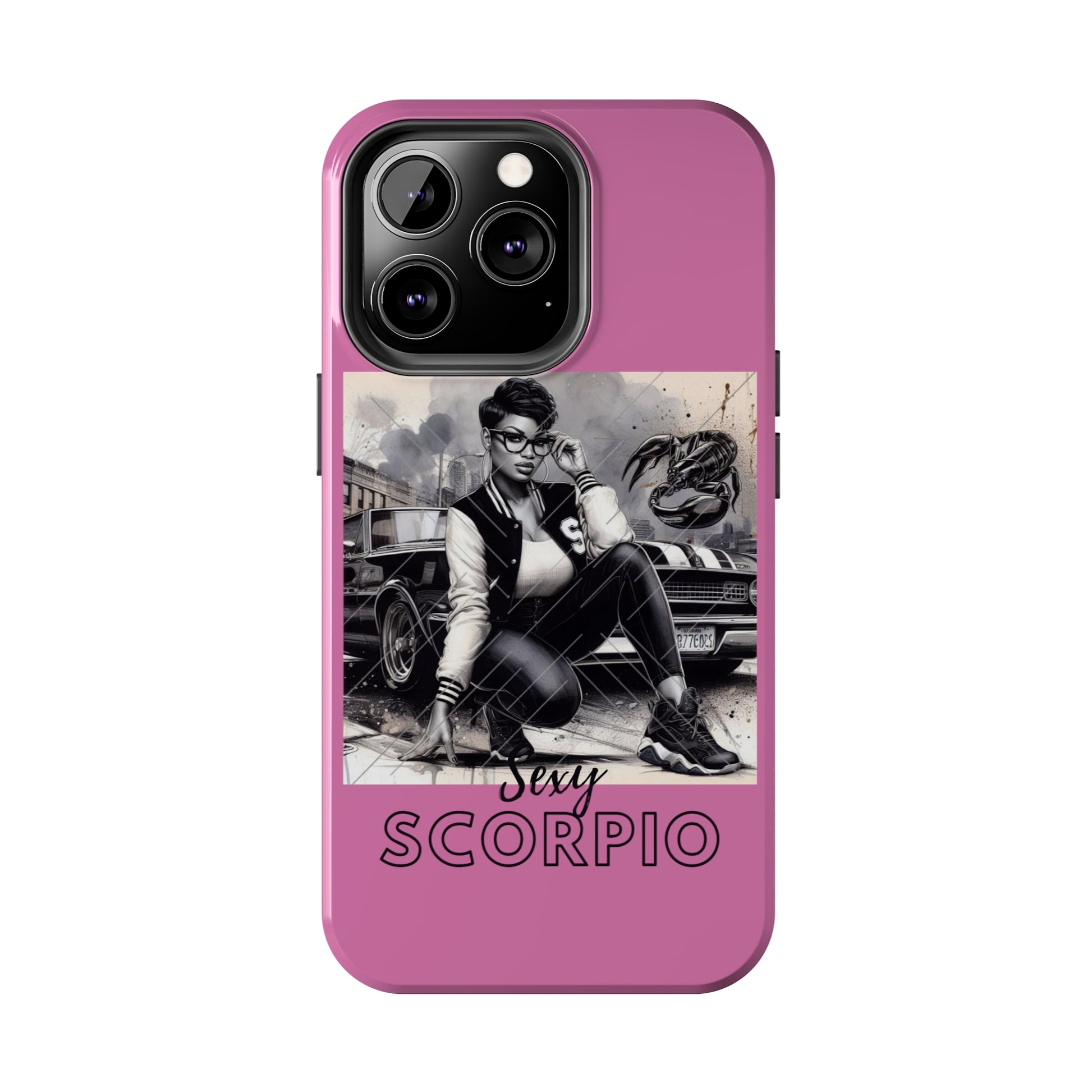 Scorpio Pink Tough Phone Cases - Phone Case