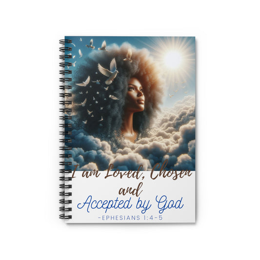 Ephesians 1 Spiral Notebook - Ruled Line - One Size - Paper products