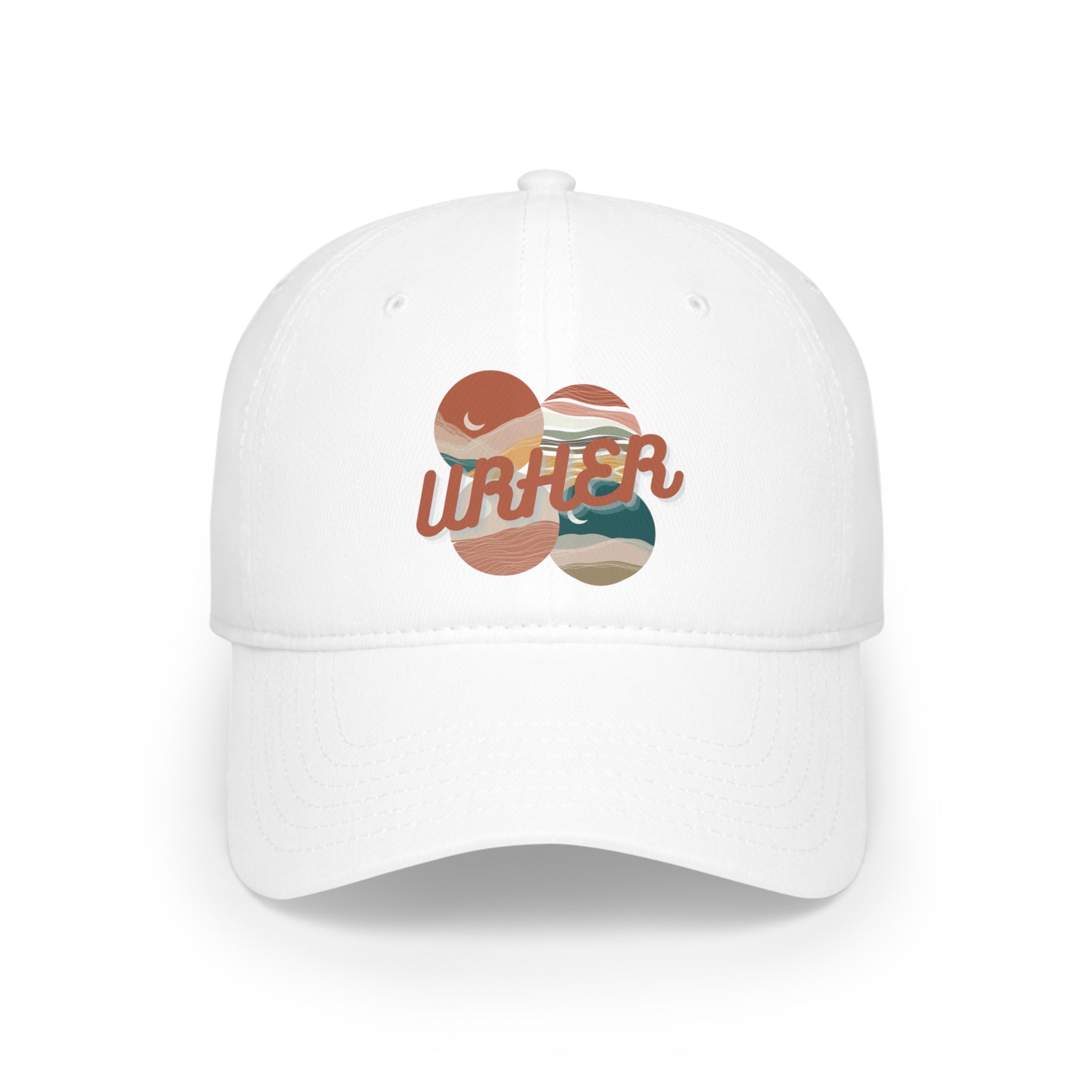 URHER burnt moons Hat - White / One size - Hats